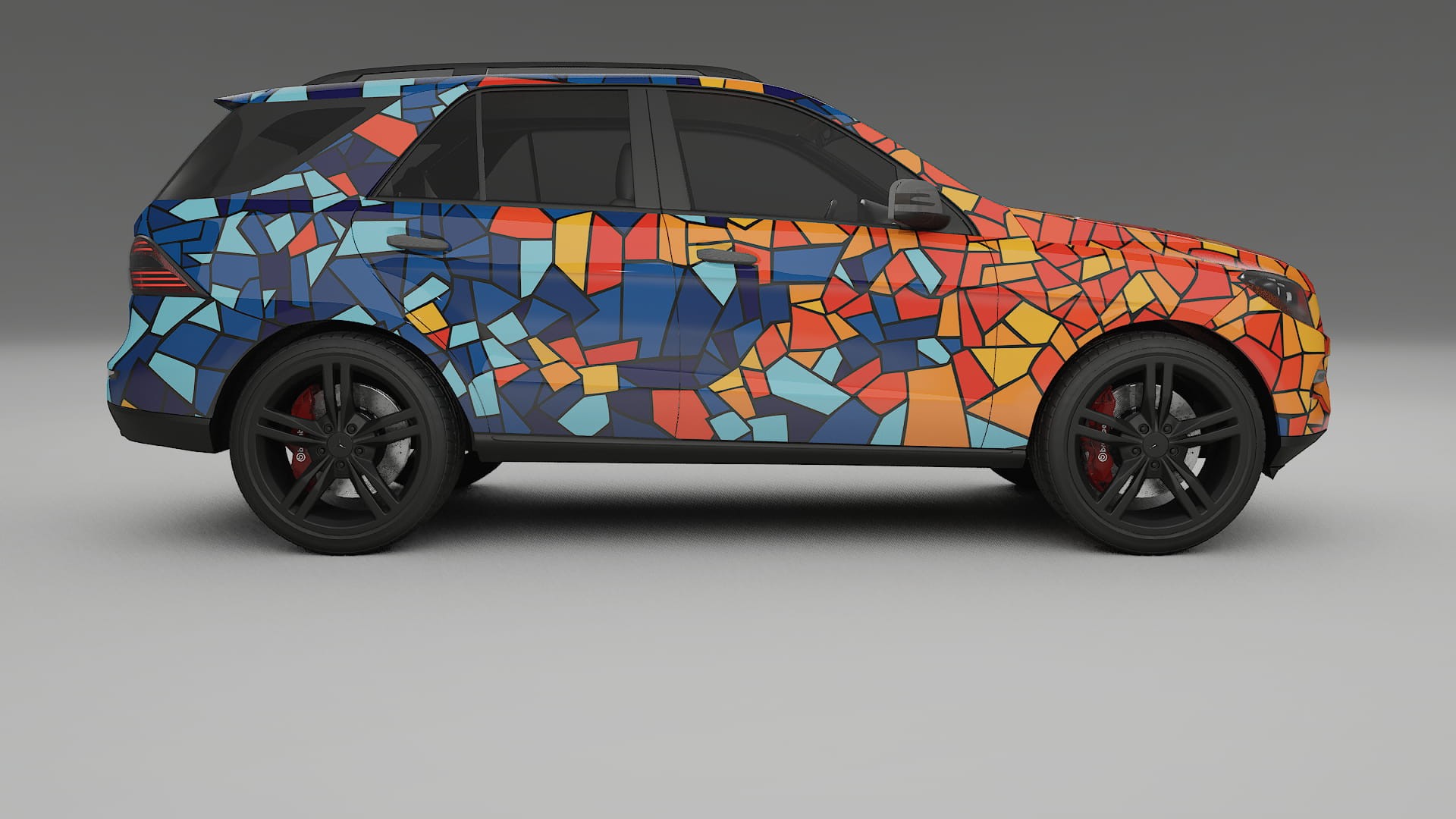 Mercedes M-class W166 BARCELONA – Kit Wrap PPF Personalizzato in Pellicola Poliuretanica Stampabile