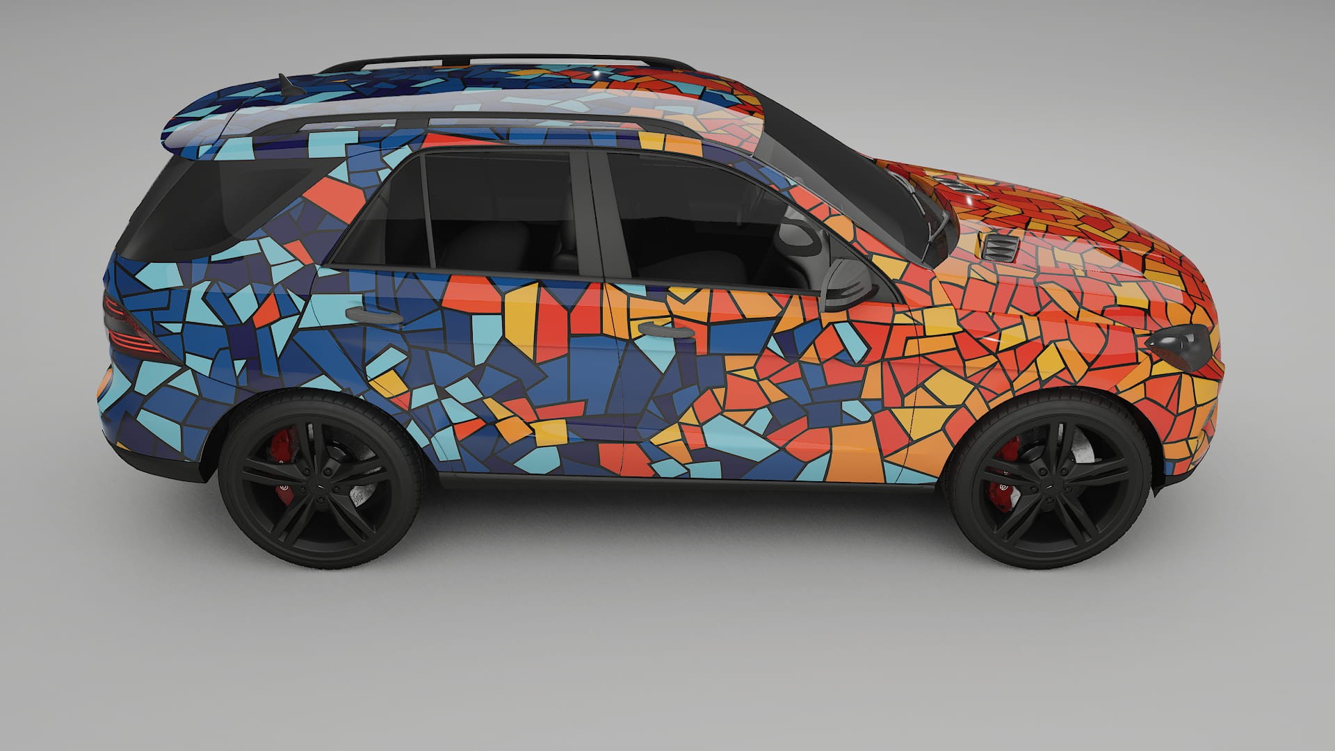 Mercedes M-class W166 BARCELONA – Kit Wrap PPF Personalizzato in Pellicola Poliuretanica Stampabile