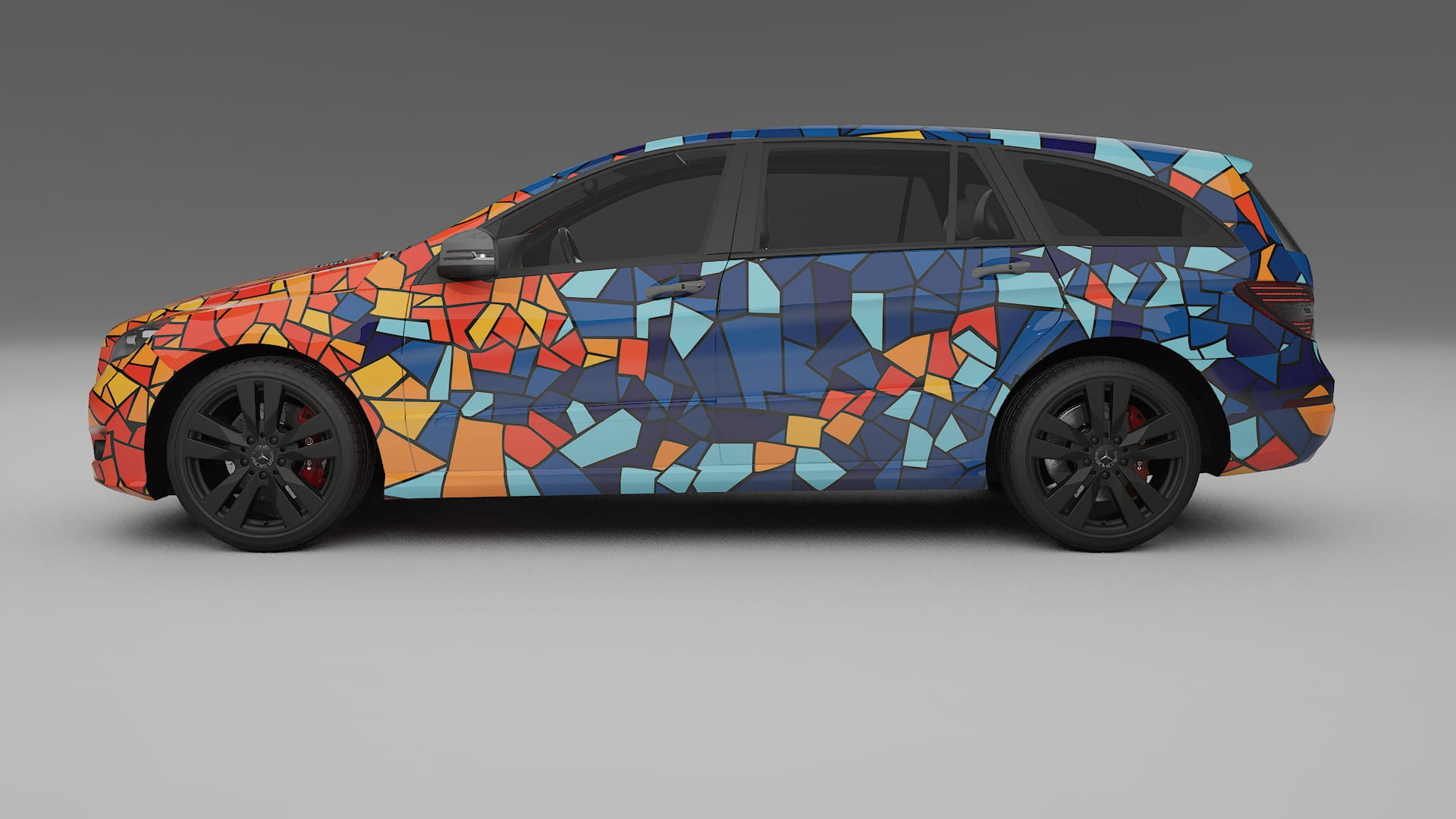 Mercedes R-class W251 facelift LCI BARCELONA – Kit Wrap PPF Personalizzato in Pellicola Poliuretanica Stampabile