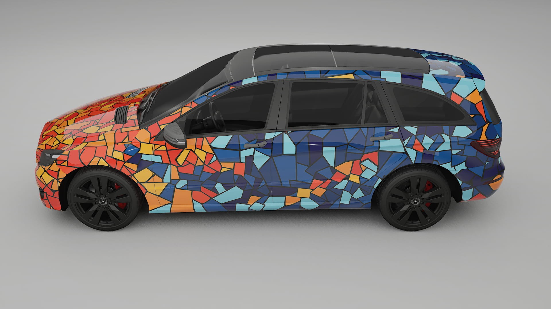 Mercedes R-class W251 facelift LCI BARCELONA – Kit Wrap PPF Personalizzato in Pellicola Poliuretanica Stampabile
