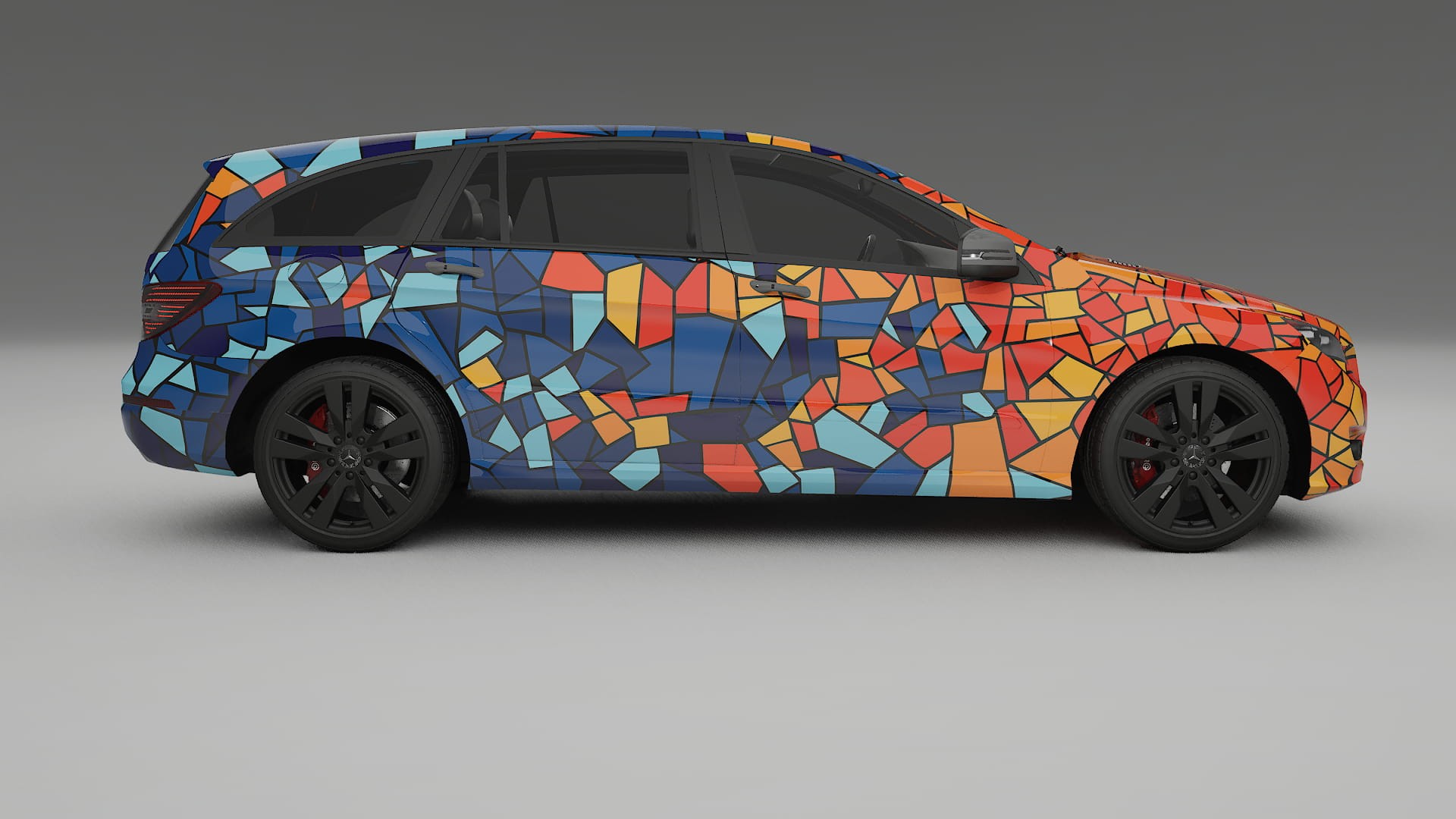 Mercedes R-class W251 facelift LCI BARCELONA – Kit Wrap PPF Personalizzato in Pellicola Poliuretanica Stampabile