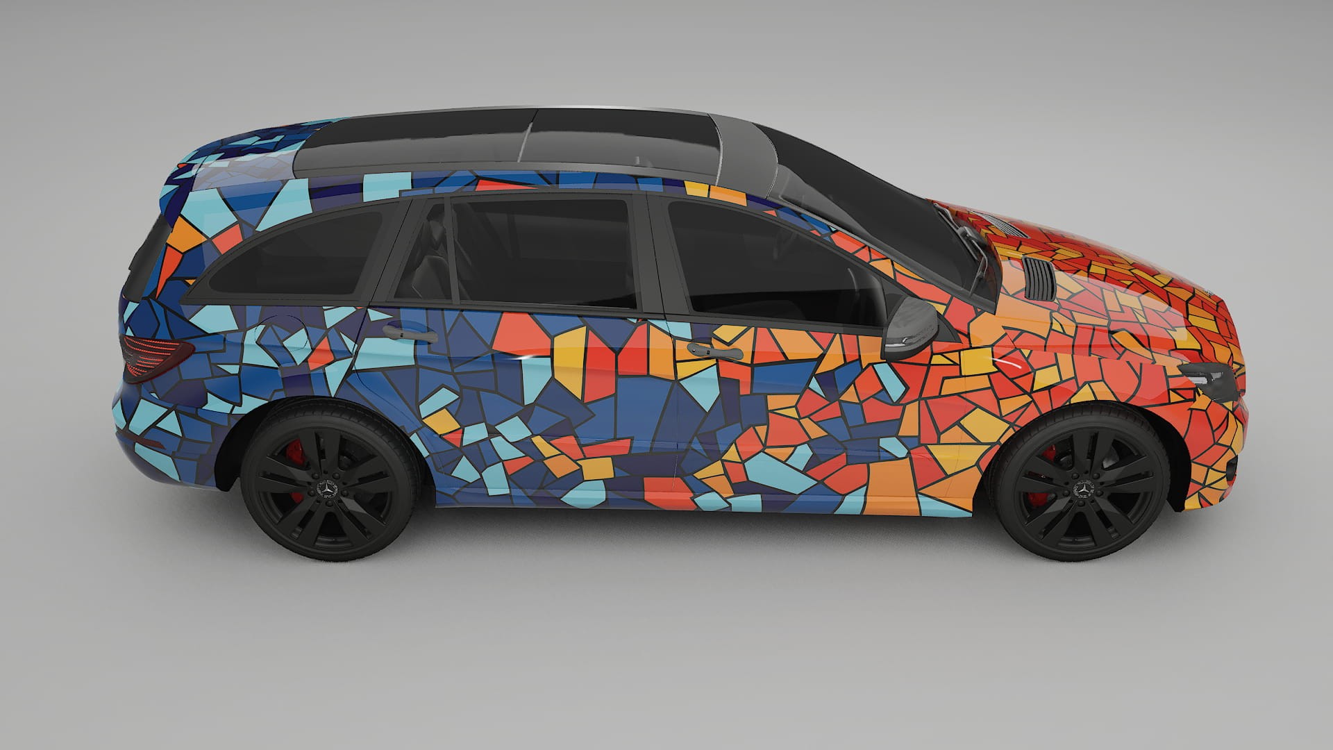 Mercedes R-class W251 facelift LCI BARCELONA – Kit Wrap PPF Personalizzato in Pellicola Poliuretanica Stampabile