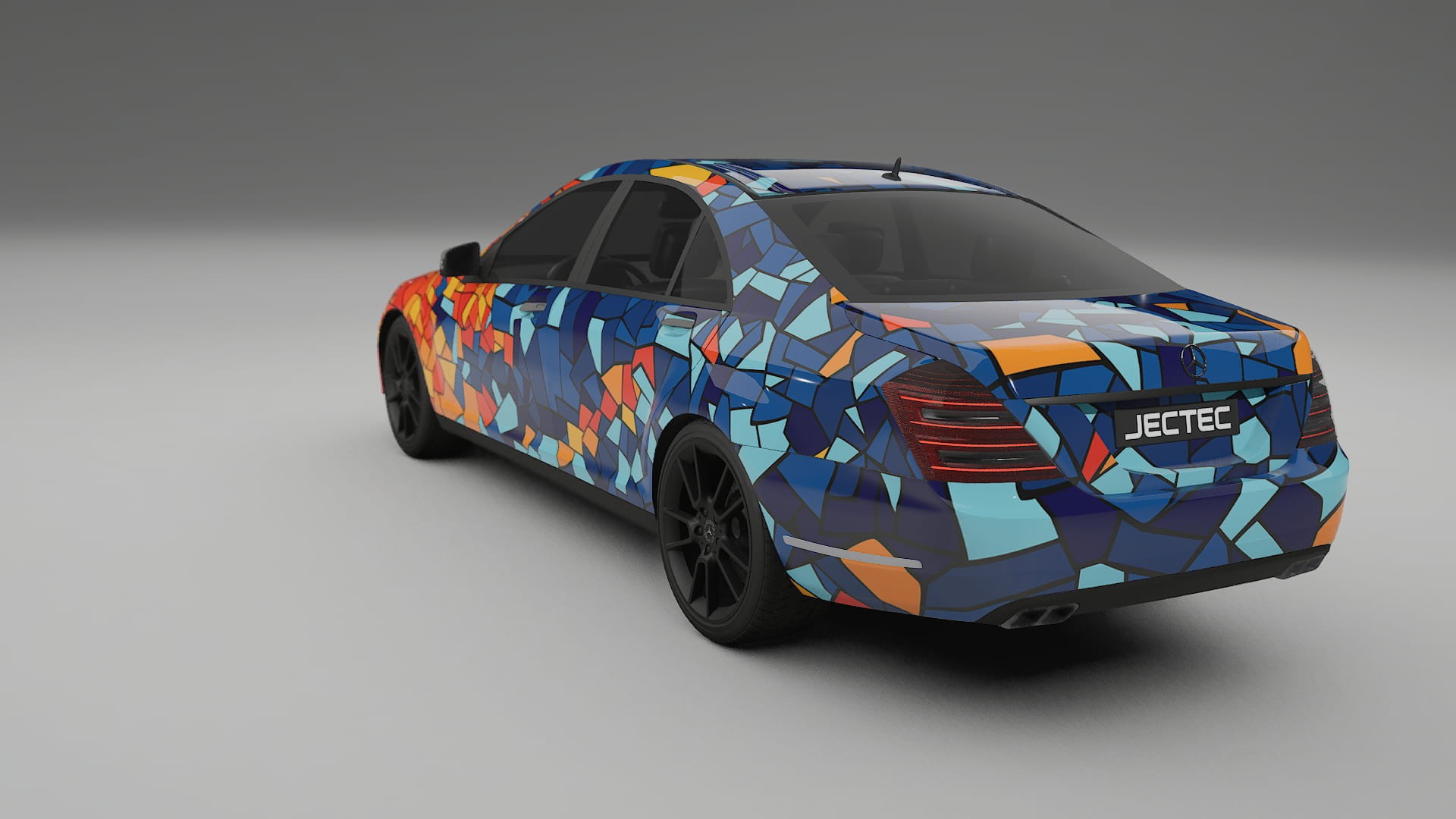 Mercedes S-class W221 facelift LCI BARCELONA – Kit Wrap PPF Personalizzato in Pellicola Poliuretanica Stampabile