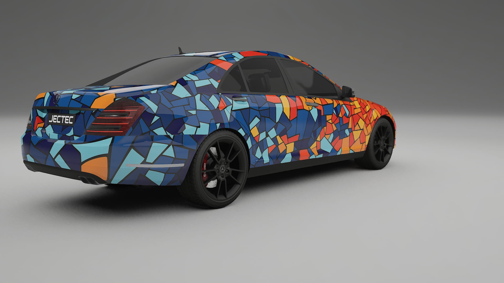 Mercedes S-class W221 facelift LCI BARCELONA – Kit Wrap PPF Personalizzato in Pellicola Poliuretanica Stampabile