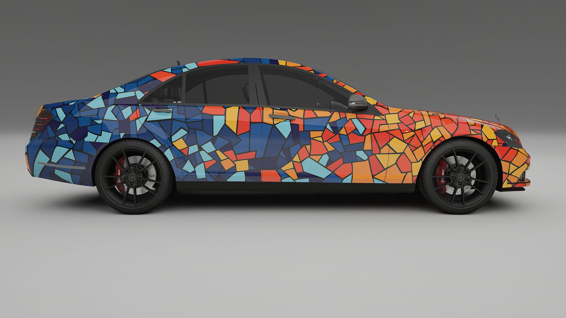 Mercedes S-class W221 facelift LCI BARCELONA – Kit Wrap PPF Personalizzato in Pellicola Poliuretanica Stampabile