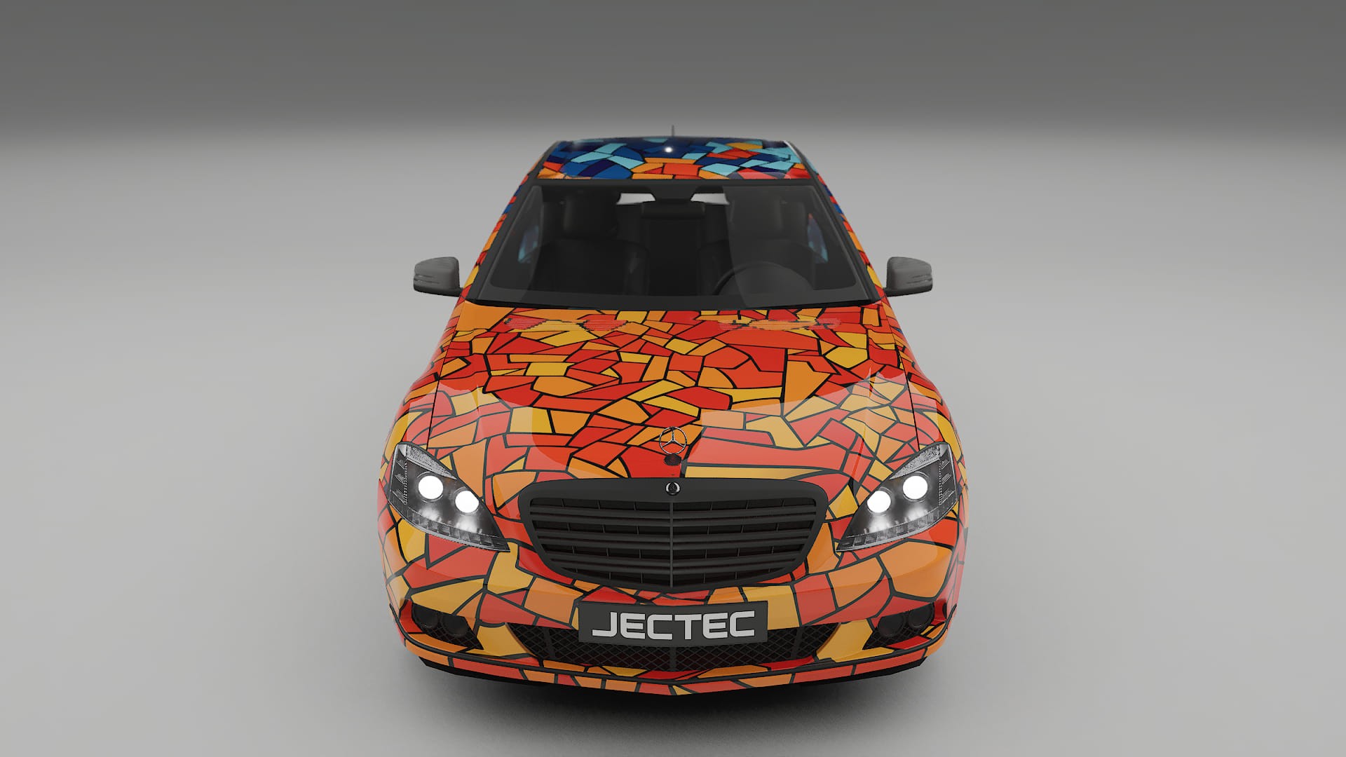 Mercedes S-class W221 facelift LCI BARCELONA – Kit Wrap PPF Personalizzato in Pellicola Poliuretanica Stampabile