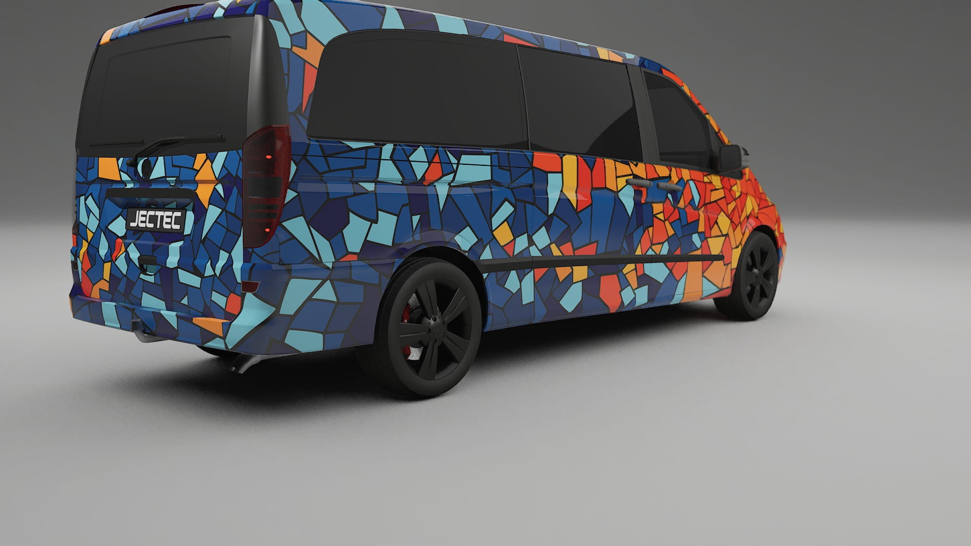 Mercedes Viano Extralong W439 Facelift LCI BARCELONA – Kit Wrap PPF Personalizzato in Pellicola Poliuretanica Stampabile