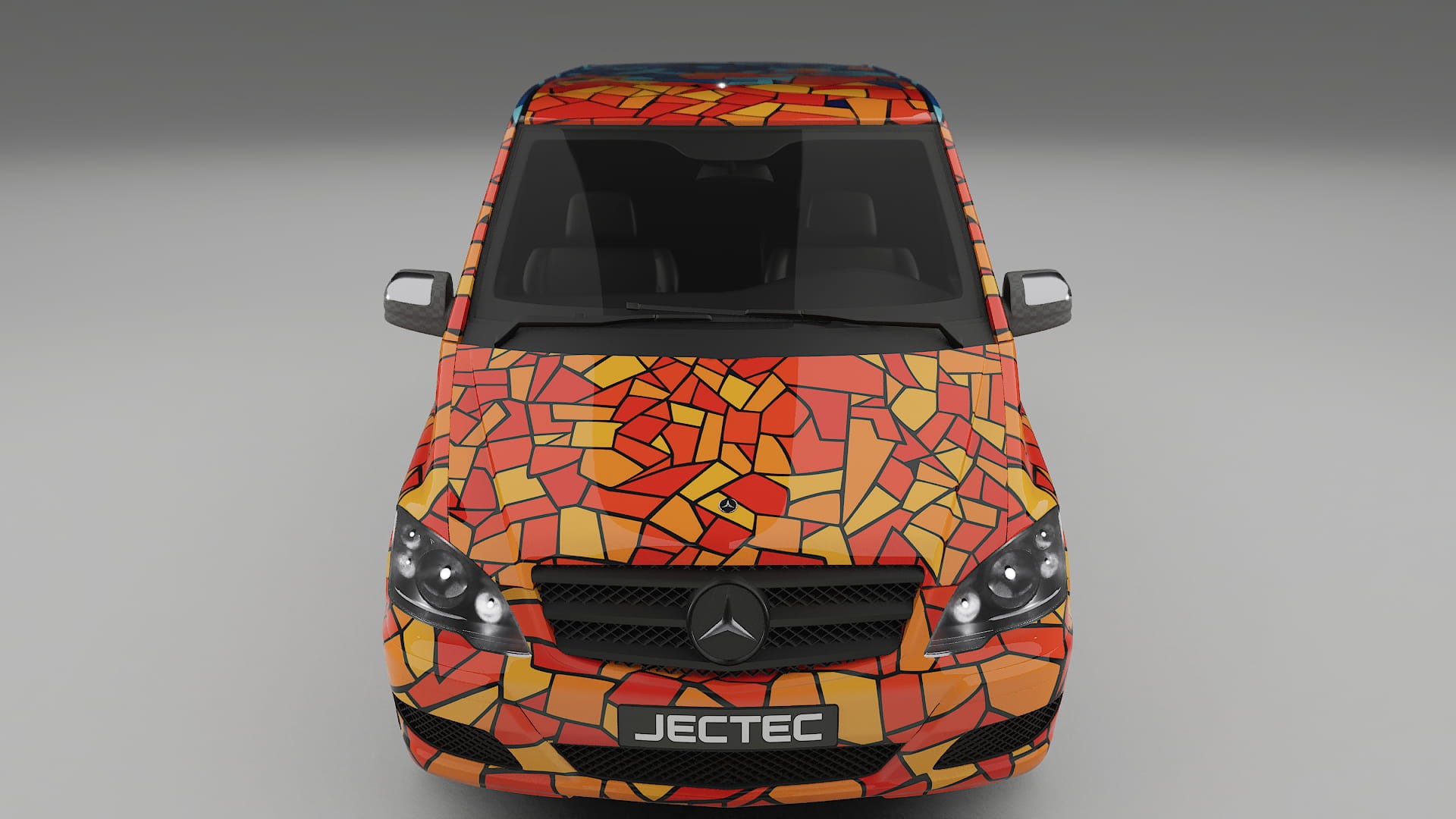 Mercedes Viano Extralong W439 Facelift LCI BARCELONA – Kit Wrap PPF Personalizzato in Pellicola Poliuretanica Stampabile