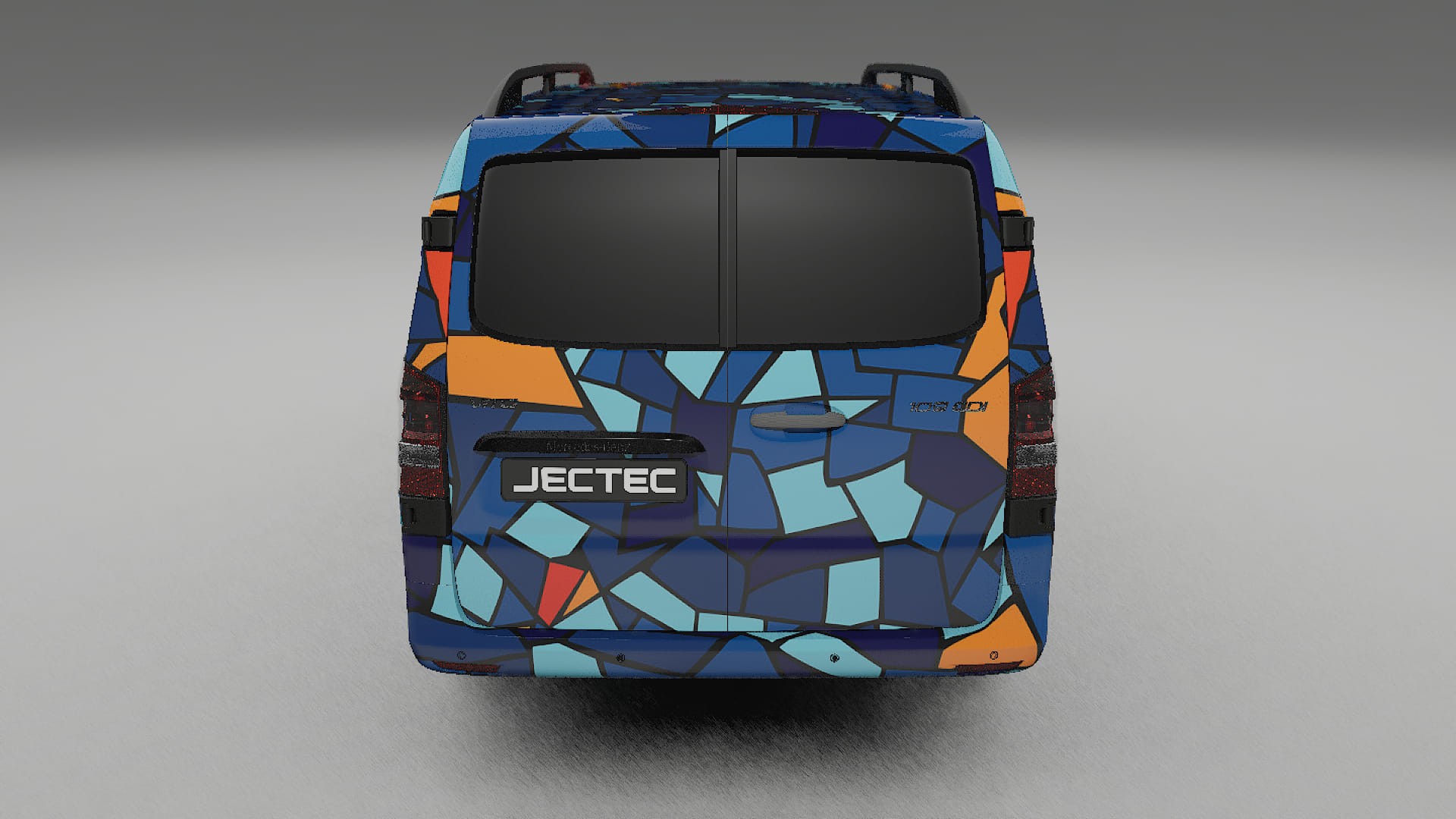 Mercedes Vito Short W447 prefacelift pre-LCI BARCELONA – Kit Wrap PPF Personalizzato in Pellicola Poliuretanica Stampabile