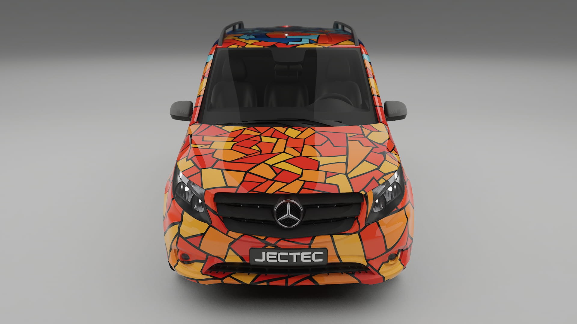 Mercedes Vito Short W447 prefacelift pre-LCI BARCELONA – Kit Wrap PPF Personalizzato in Pellicola Poliuretanica Stampabile