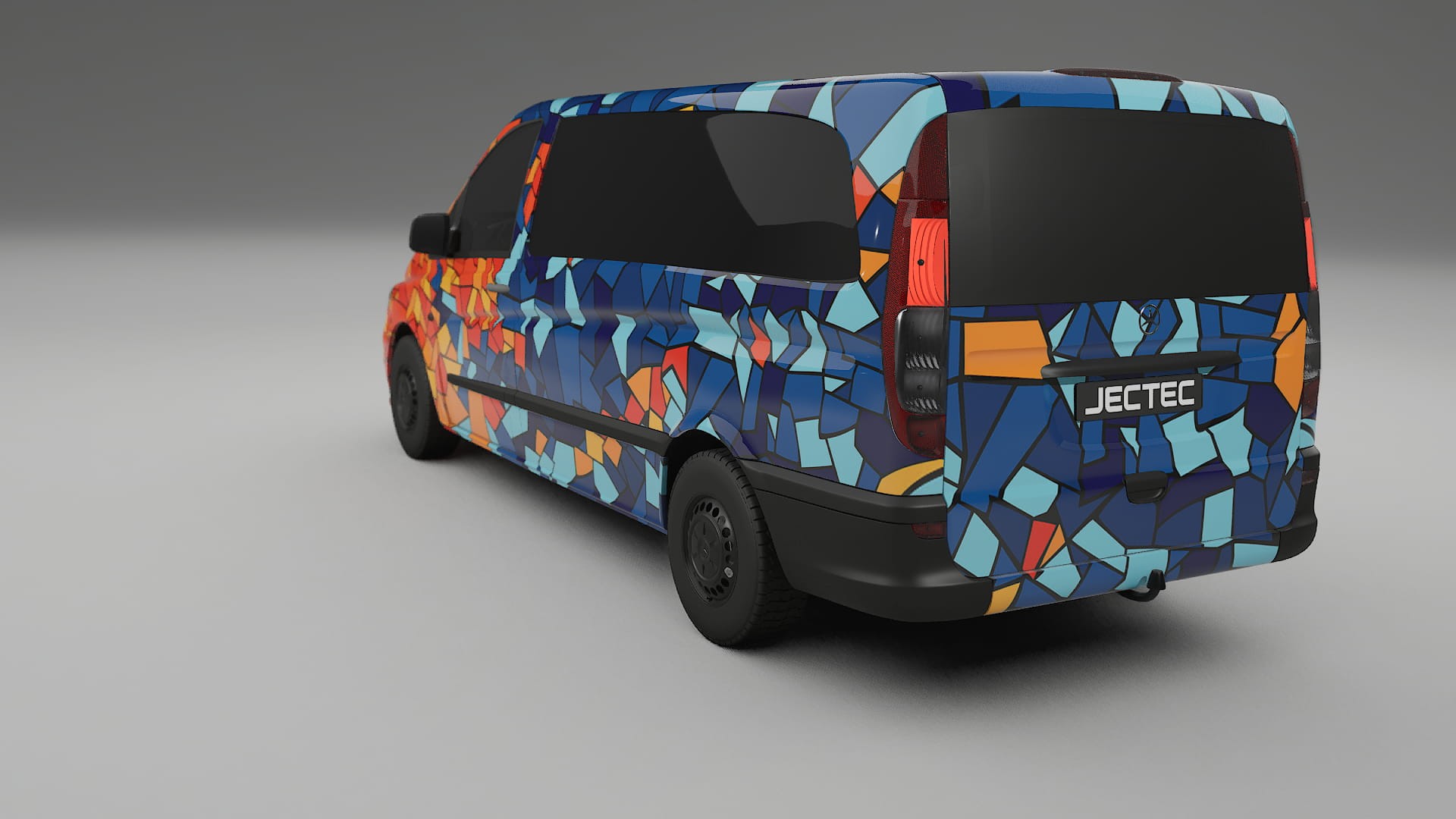 Mercedes Vito Short W639 facelift LCI BARCELONA – Kit Wrap PPF Personalizzato in Pellicola Poliuretanica Stampabile