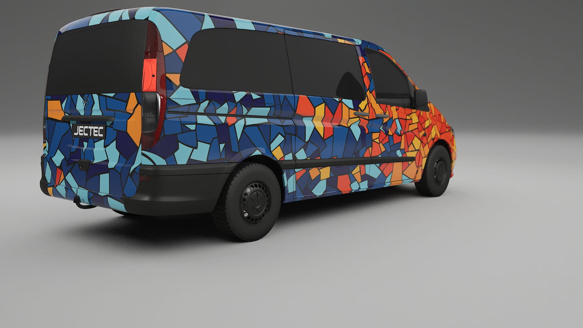 Mercedes Vito Short W639 facelift LCI BARCELONA – Kit Wrap PPF Personalizzato in Pellicola Poliuretanica Stampabile