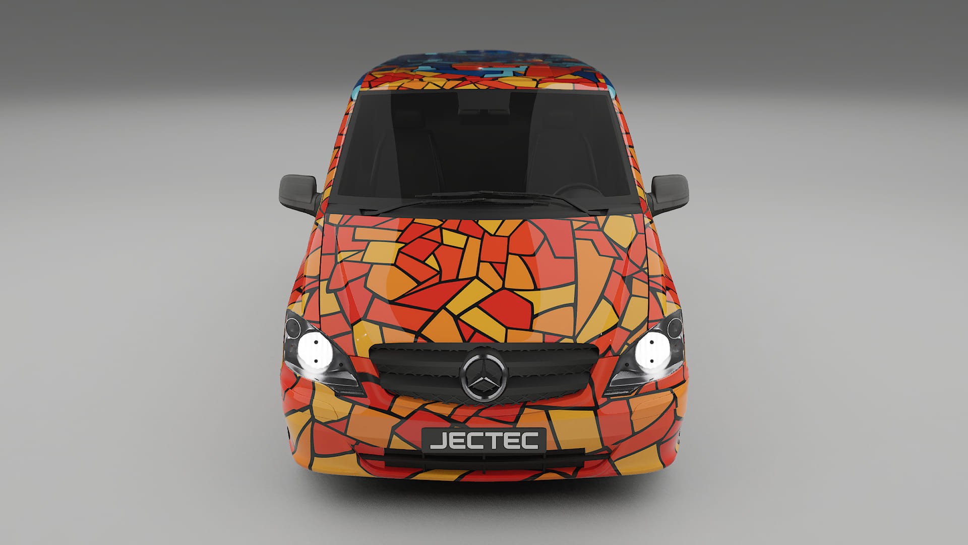 Mercedes Vito Short W639 facelift LCI BARCELONA – Kit Wrap PPF Personalizzato in Pellicola Poliuretanica Stampabile