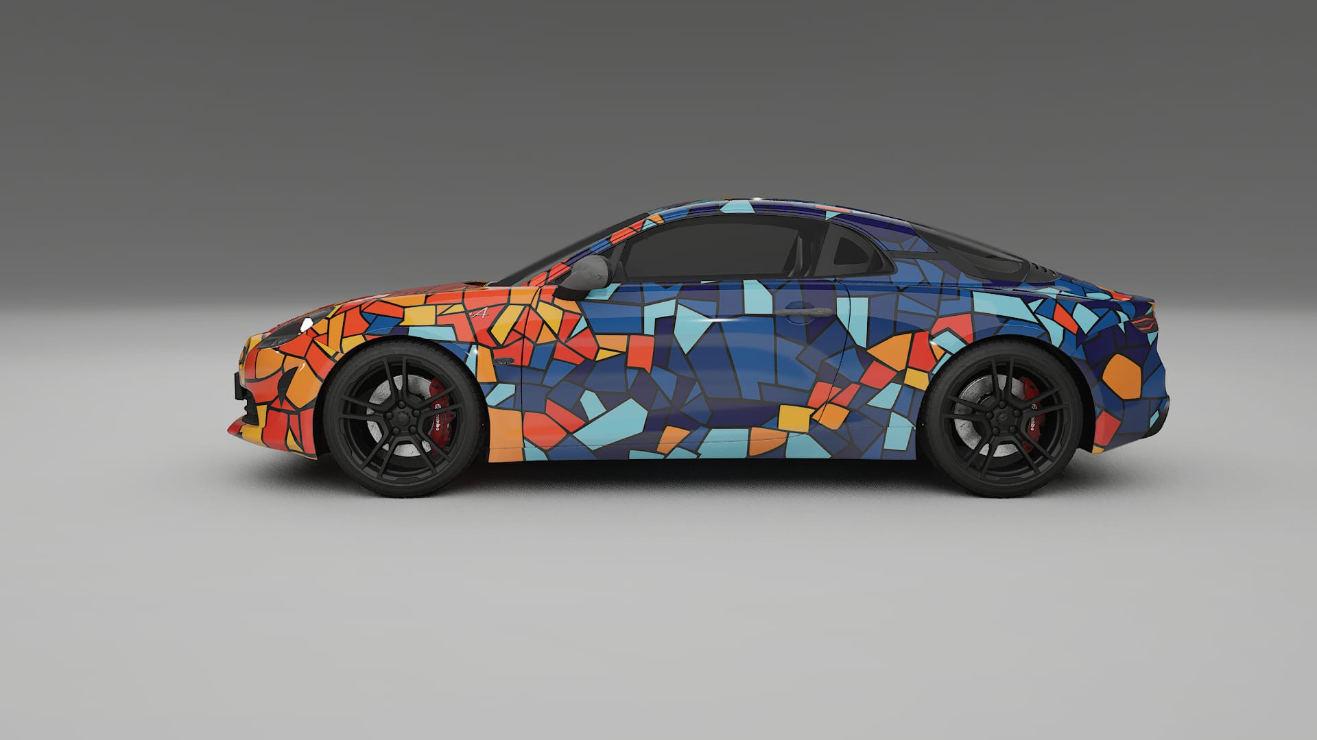 Renault Alpine A110 BARCELONA – Kit Wrap PPF Personalizzato in Pellicola Poliuretanica Stampabile