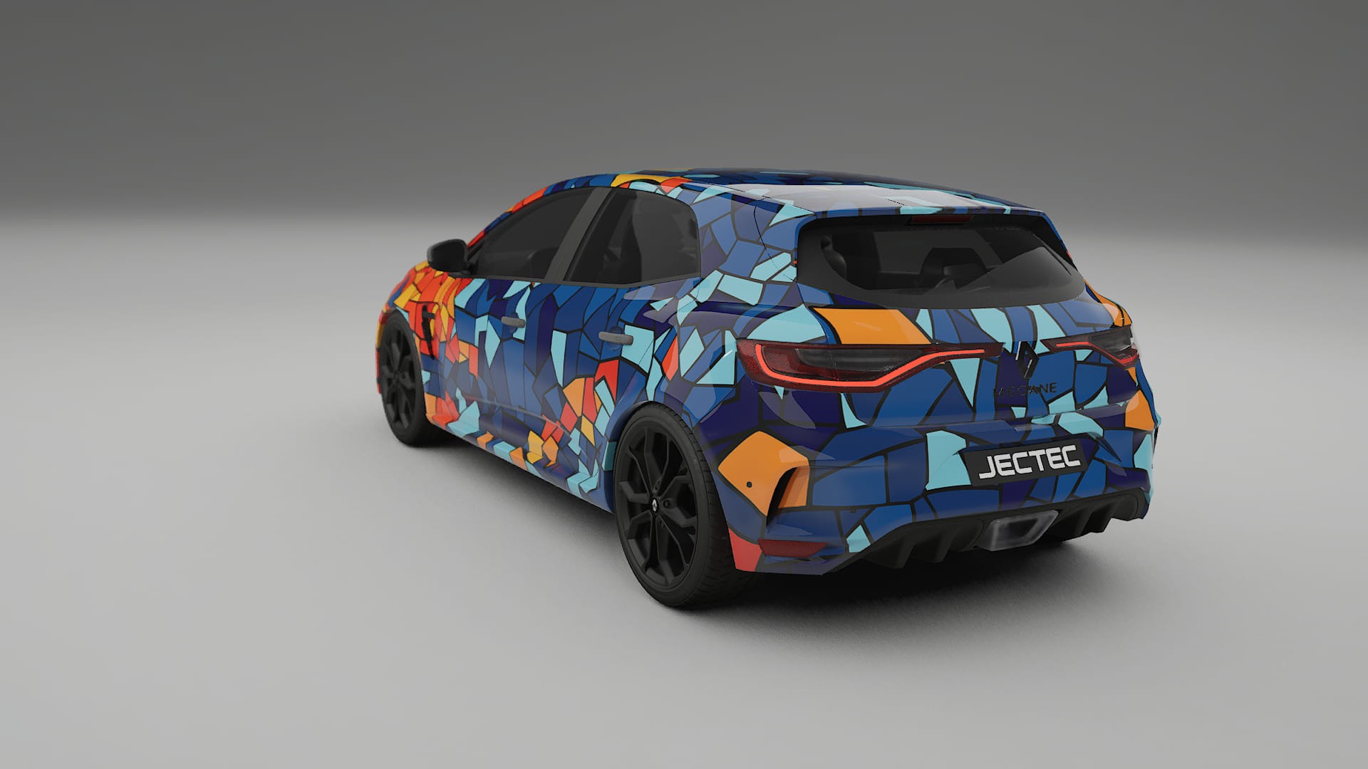 Renault Megane RS IV BARCELONA – Kit Wrap PPF Personalizzato in Pellicola Poliuretanica Stampabile