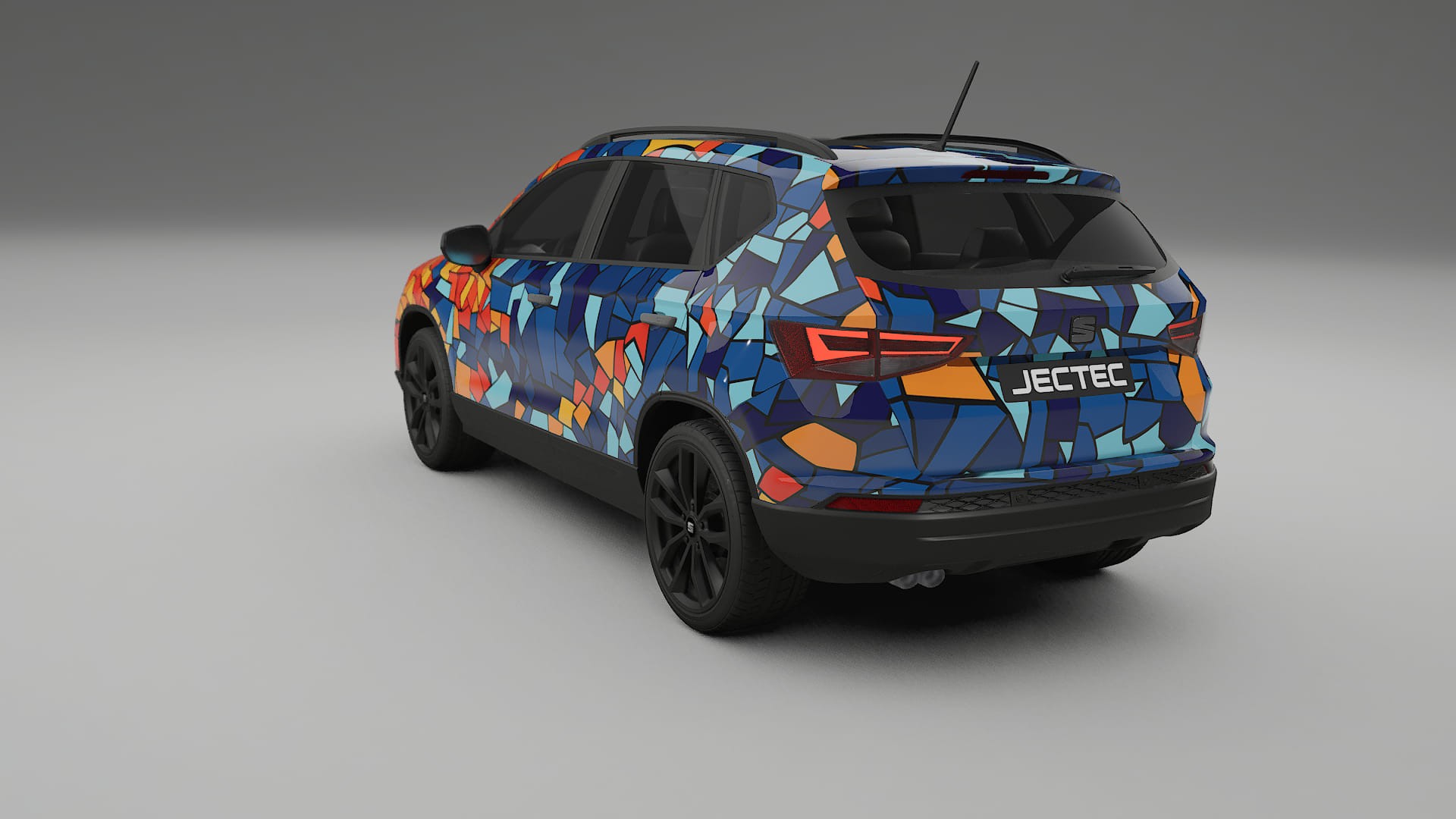 Seat Ateca KH7 BARCELONA – Kit Wrap PPF Personalizzato in Pellicola Poliuretanica Stampabile
