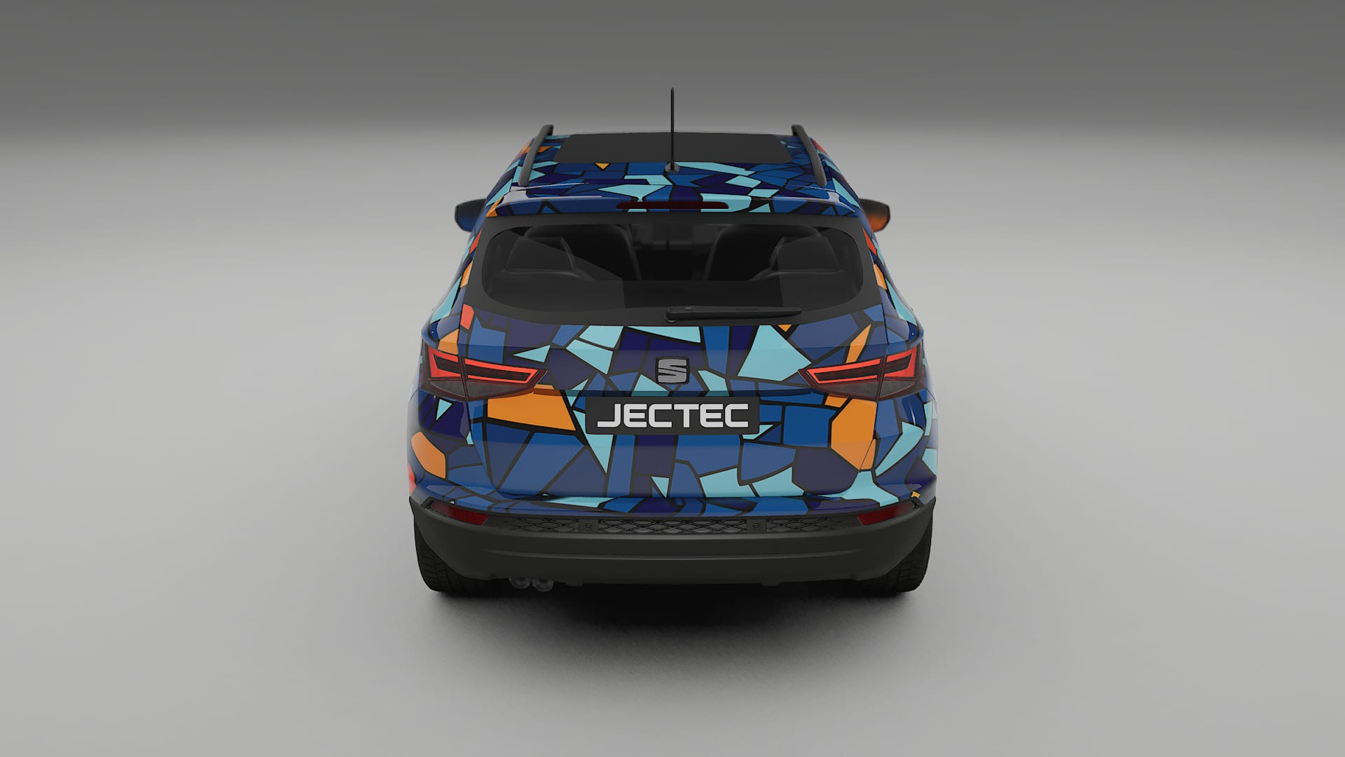 Seat Ateca KH7 BARCELONA – Kit Wrap PPF Personalizzato in Pellicola Poliuretanica Stampabile
