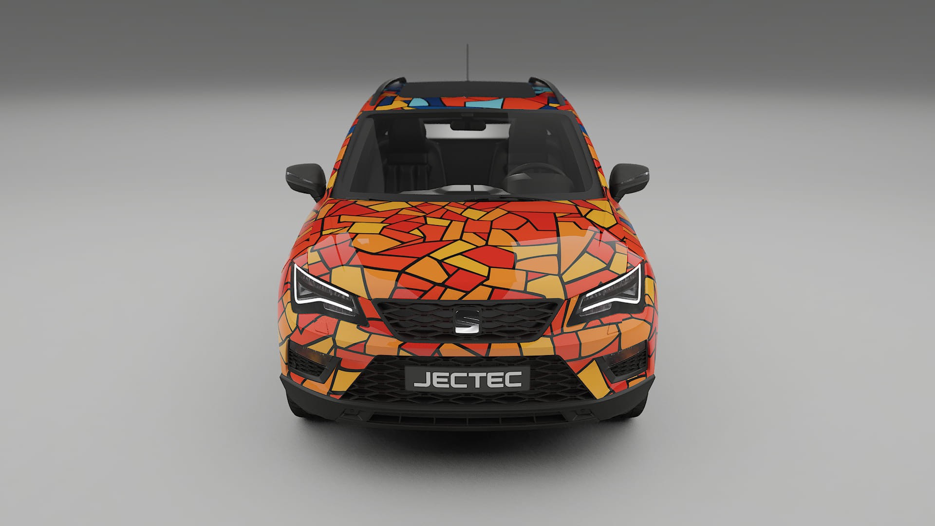 Seat Ateca KH7 BARCELONA – Kit Wrap PPF Personalizzato in Pellicola Poliuretanica Stampabile