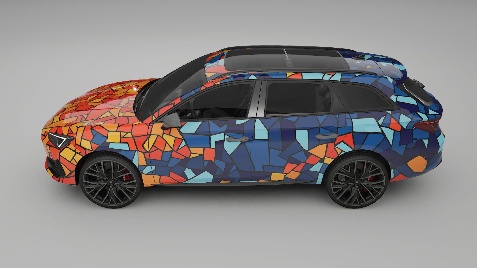 Seat Leon Cupra KL BARCELONA – Kit Wrap PPF Personalizzato in Pellicola Poliuretanica Stampabile