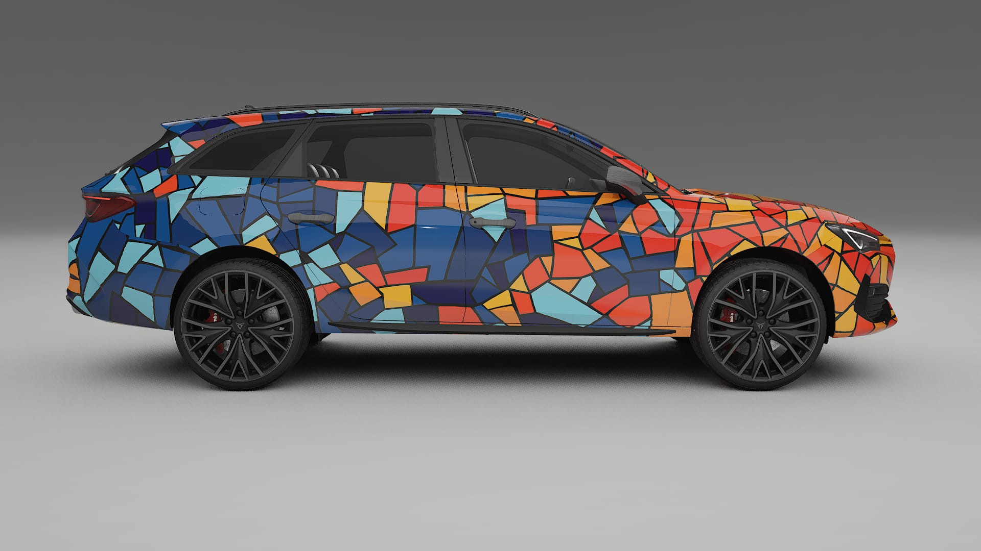 Seat Leon Cupra KL BARCELONA – Kit Wrap PPF Personalizzato in Pellicola Poliuretanica Stampabile