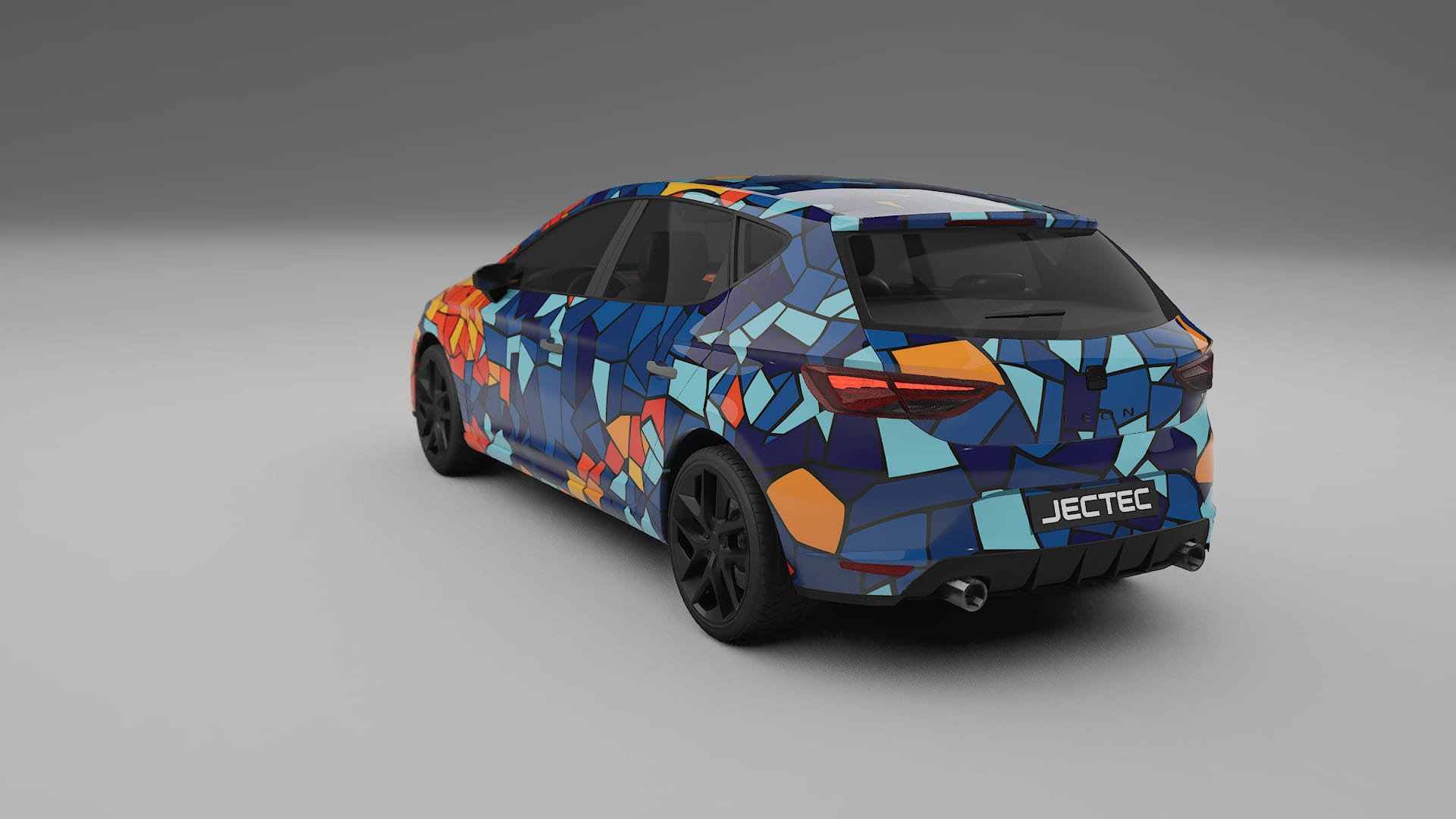 Seat Leon FR 5F BARCELONA – Kit Wrap PPF Personalizzato in Pellicola Poliuretanica Stampabile