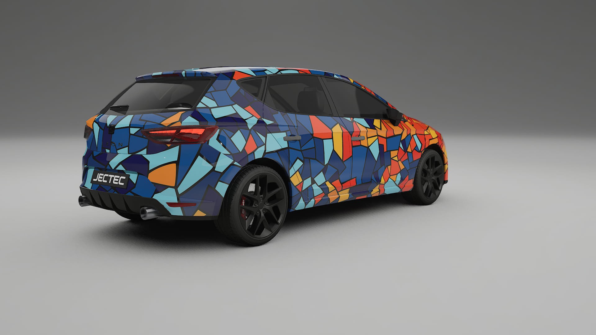 Seat Leon FR 5F BARCELONA – Kit Wrap PPF Personalizzato in Pellicola Poliuretanica Stampabile