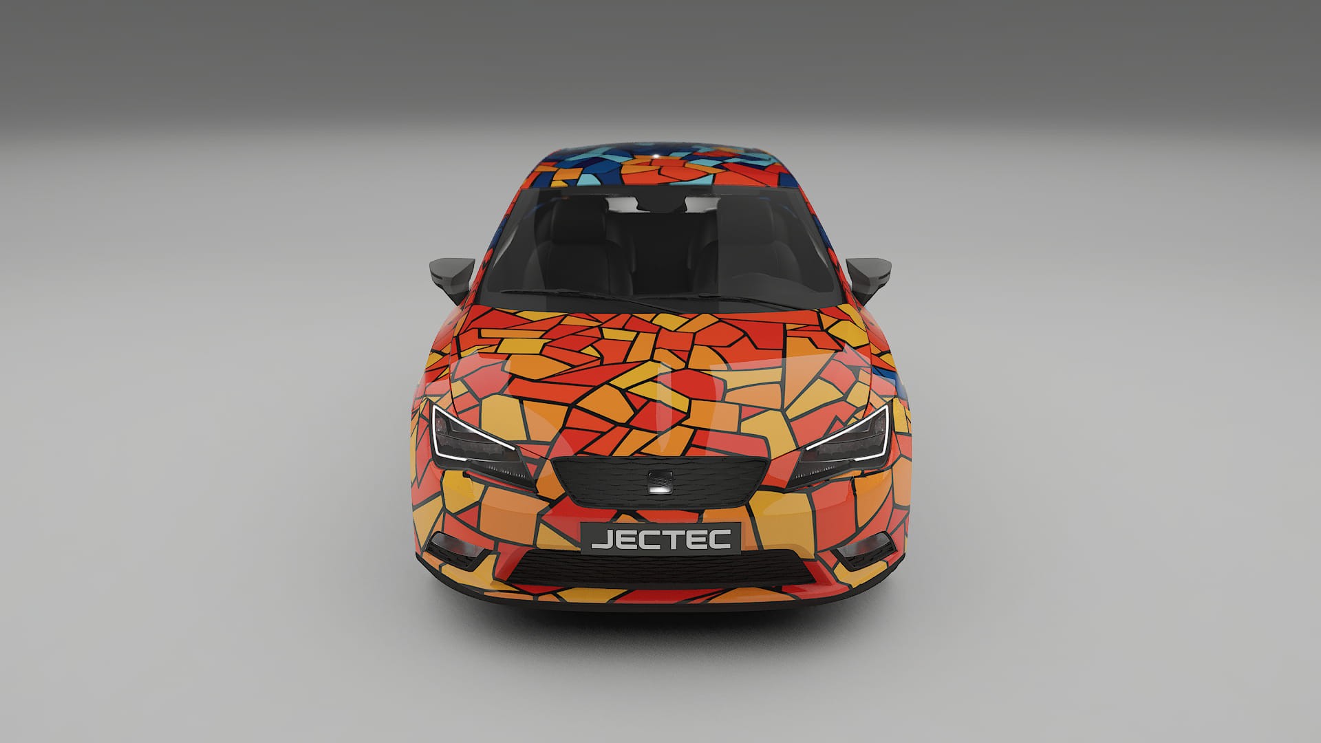 Seat Leon FR 5F BARCELONA – Kit Wrap PPF Personalizzato in Pellicola Poliuretanica Stampabile