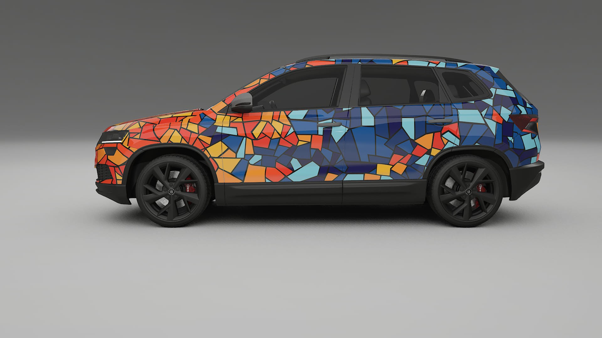 Škoda Karoq NU7 BARCELONA – Kit Wrap PPF Personalizzato in Pellicola Poliuretanica Stampabile
