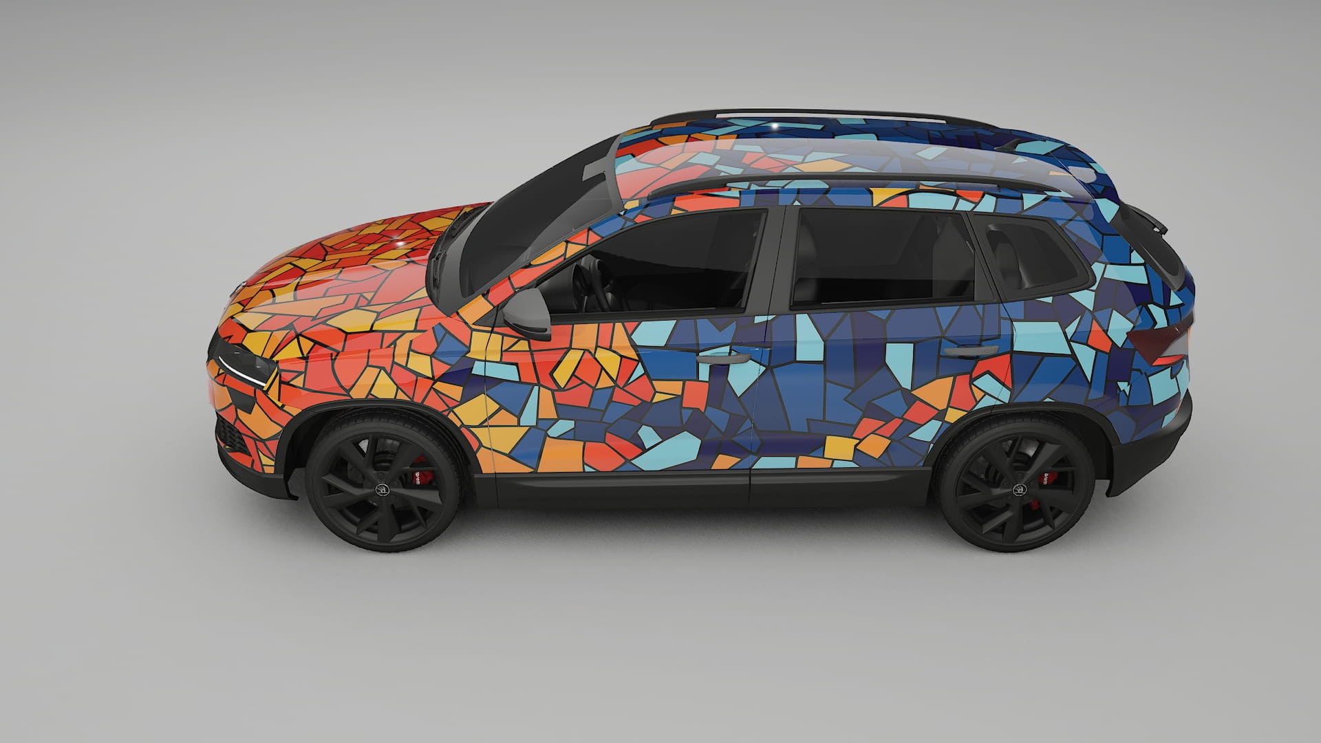 Škoda Karoq NU7 BARCELONA – Kit Wrap PPF Personalizzato in Pellicola Poliuretanica Stampabile