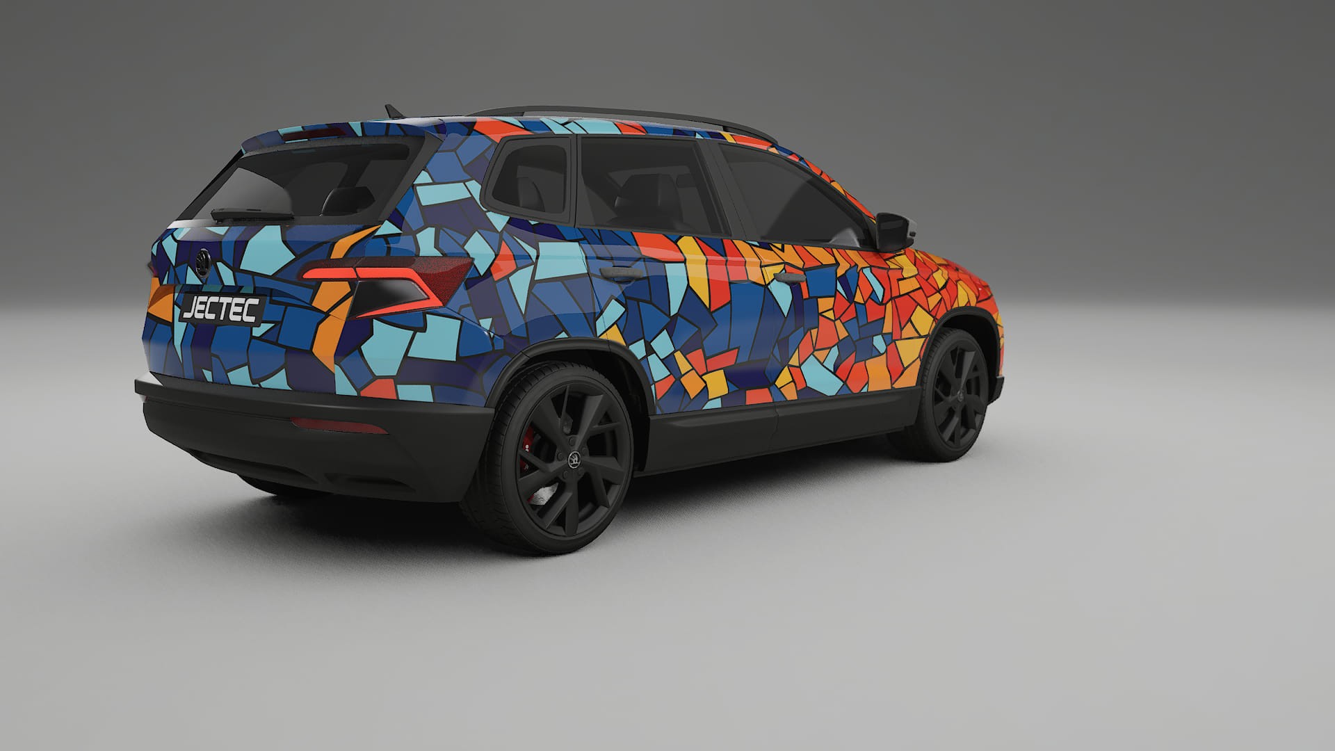Škoda Karoq NU7 BARCELONA – Kit Wrap PPF Personalizzato in Pellicola Poliuretanica Stampabile