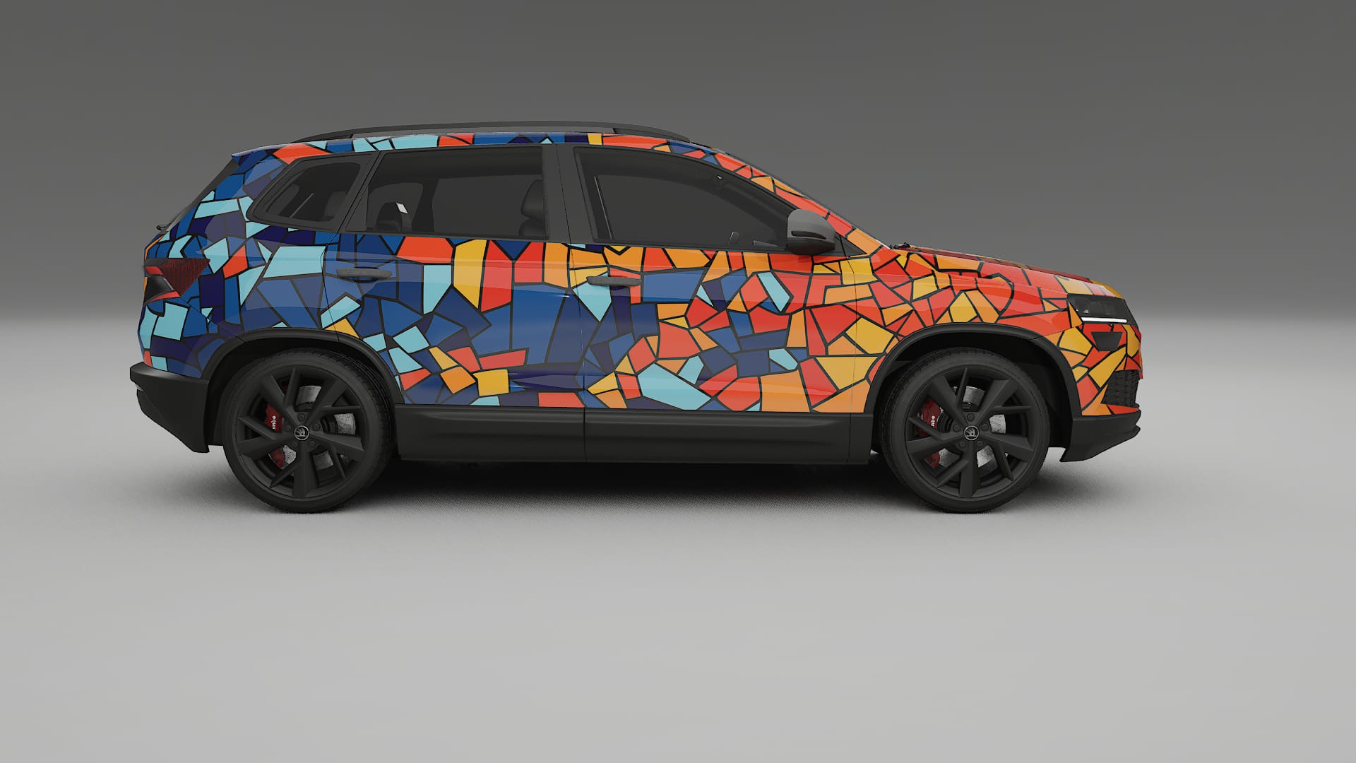 Škoda Karoq NU7 BARCELONA – Kit Wrap PPF Personalizzato in Pellicola Poliuretanica Stampabile