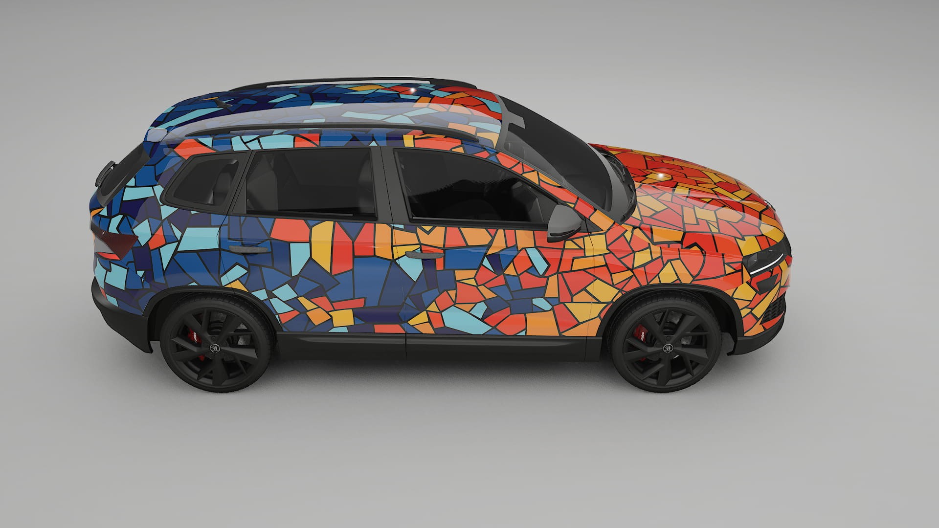 Škoda Karoq NU7 BARCELONA – Kit Wrap PPF Personalizzato in Pellicola Poliuretanica Stampabile