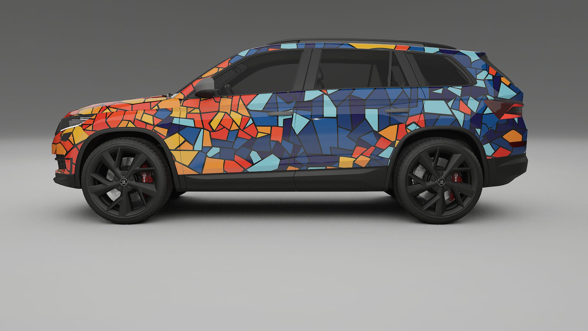 Škoda Kodiaq NS7 BARCELONA – Kit Wrap PPF Personalizzato in Pellicola Poliuretanica Stampabile