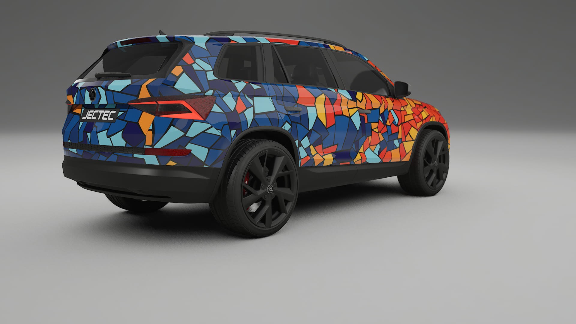 Škoda Kodiaq NS7 BARCELONA – Kit Wrap PPF Personalizzato in Pellicola Poliuretanica Stampabile