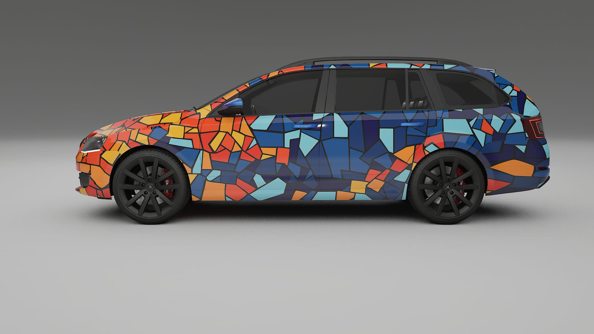 Škoda Octavia combi 5E BARCELONA – Kit Wrap PPF Personalizzato in Pellicola Poliuretanica Stampabile