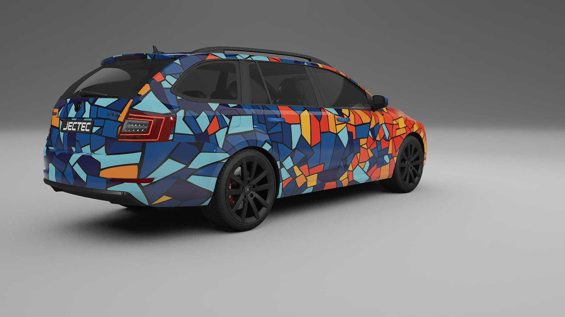 Škoda Octavia combi 5E BARCELONA – Kit Wrap PPF Personalizzato in Pellicola Poliuretanica Stampabile