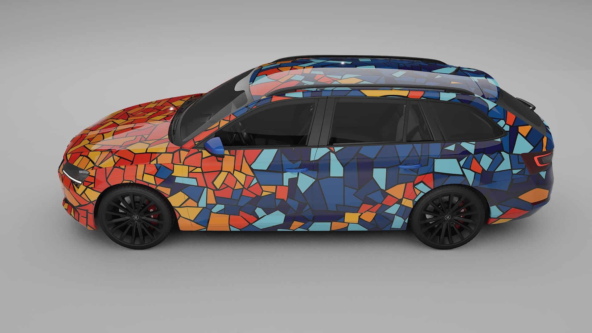 Škoda Superb B8 BARCELONA – Kit Wrap PPF Personalizzato in Pellicola Poliuretanica Stampabile