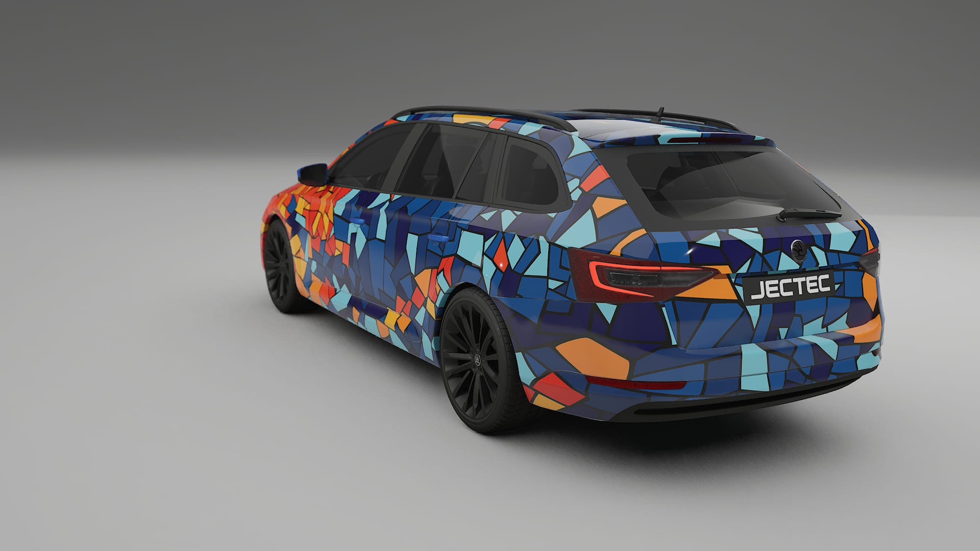 Škoda Superb B8 BARCELONA – Kit Wrap PPF Personalizzato in Pellicola Poliuretanica Stampabile