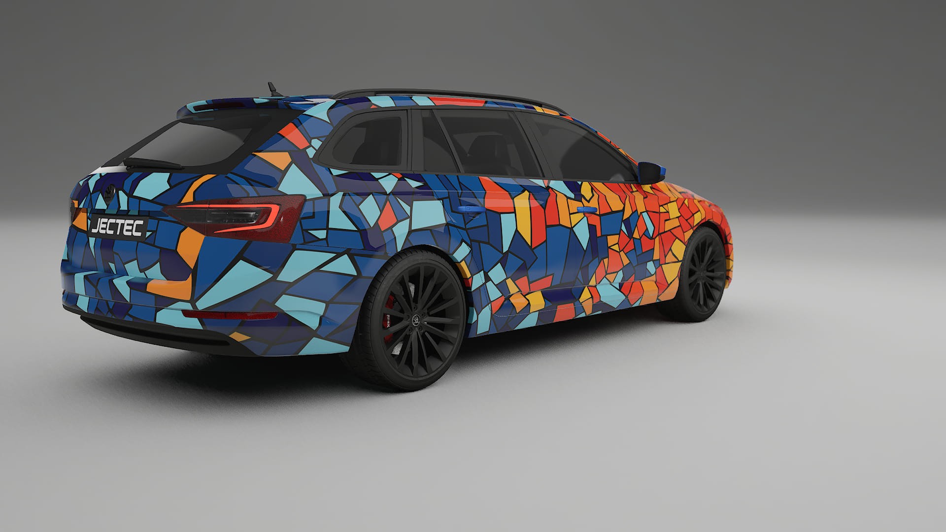 Škoda Superb B8 BARCELONA – Kit Wrap PPF Personalizzato in Pellicola Poliuretanica Stampabile