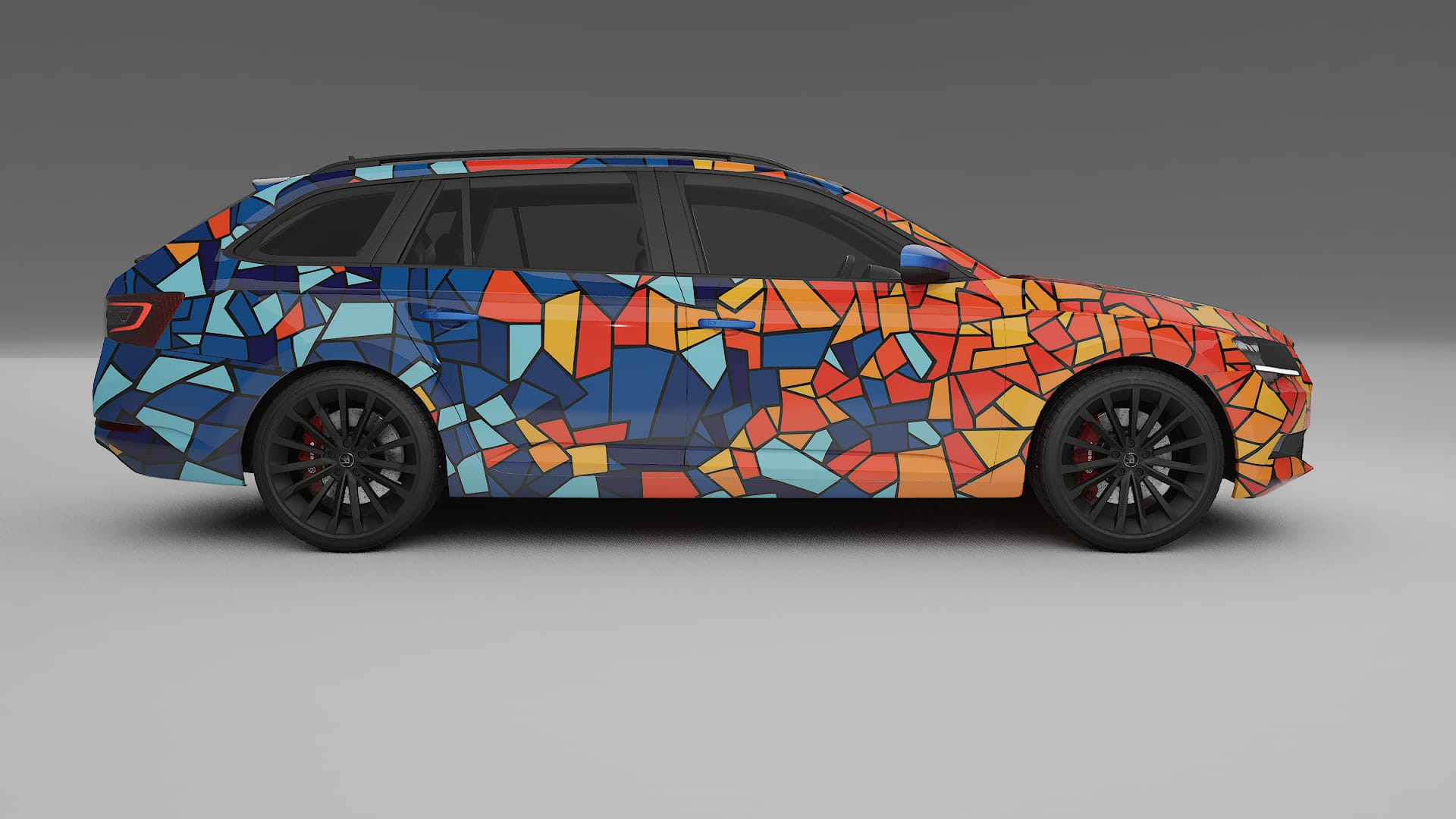 Škoda Superb B8 BARCELONA – Kit Wrap PPF Personalizzato in Pellicola Poliuretanica Stampabile