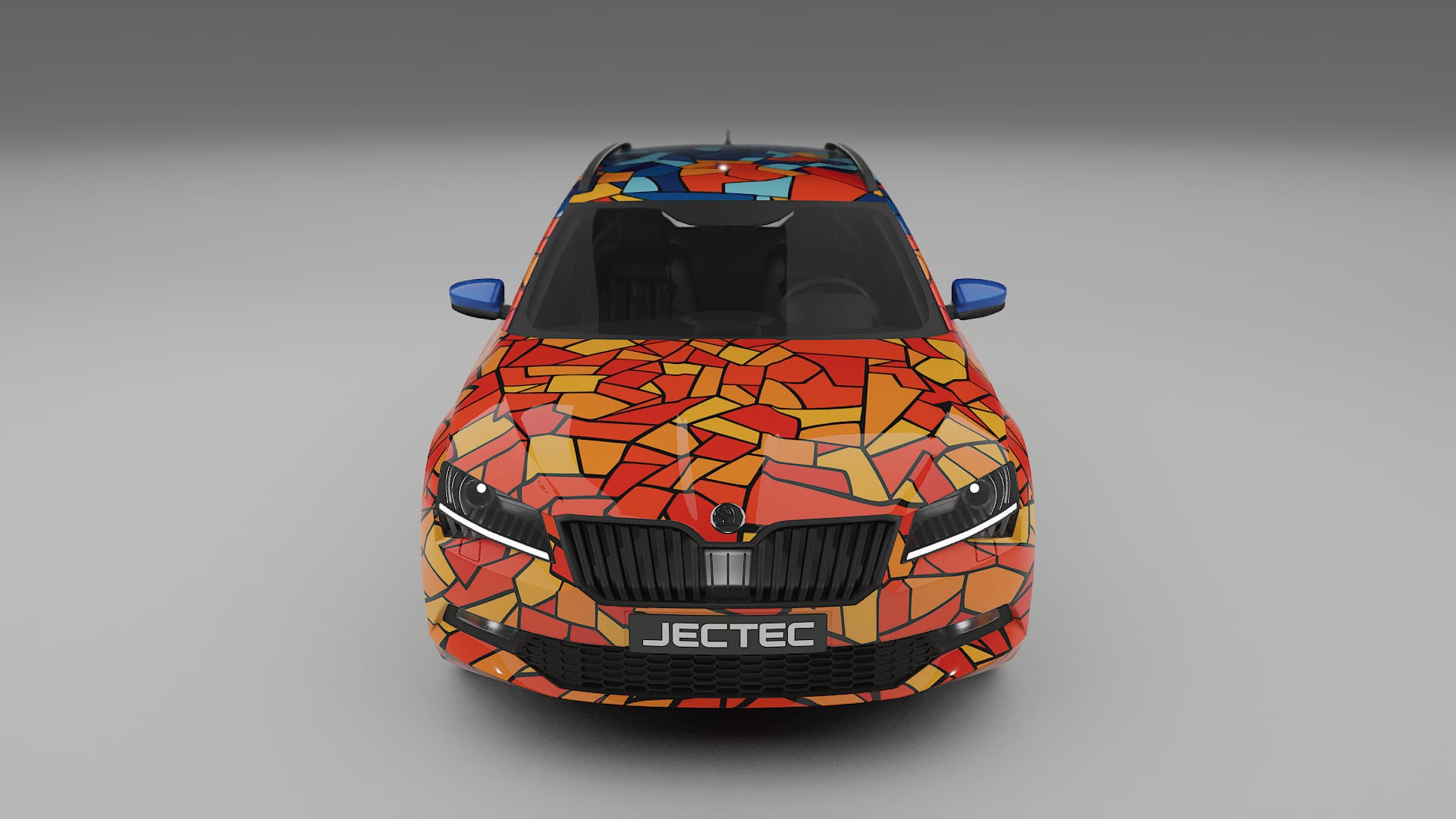 Škoda Superb B8 BARCELONA – Kit Wrap PPF Personalizzato in Pellicola Poliuretanica Stampabile