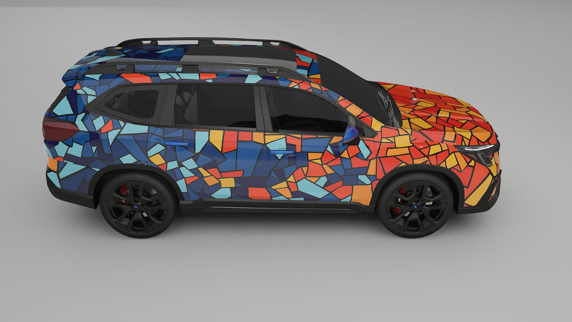Subaru Ascent BT facelift LCI BARCELONA – Kit Wrap PPF Personalizzato in Pellicola Poliuretanica Stampabile