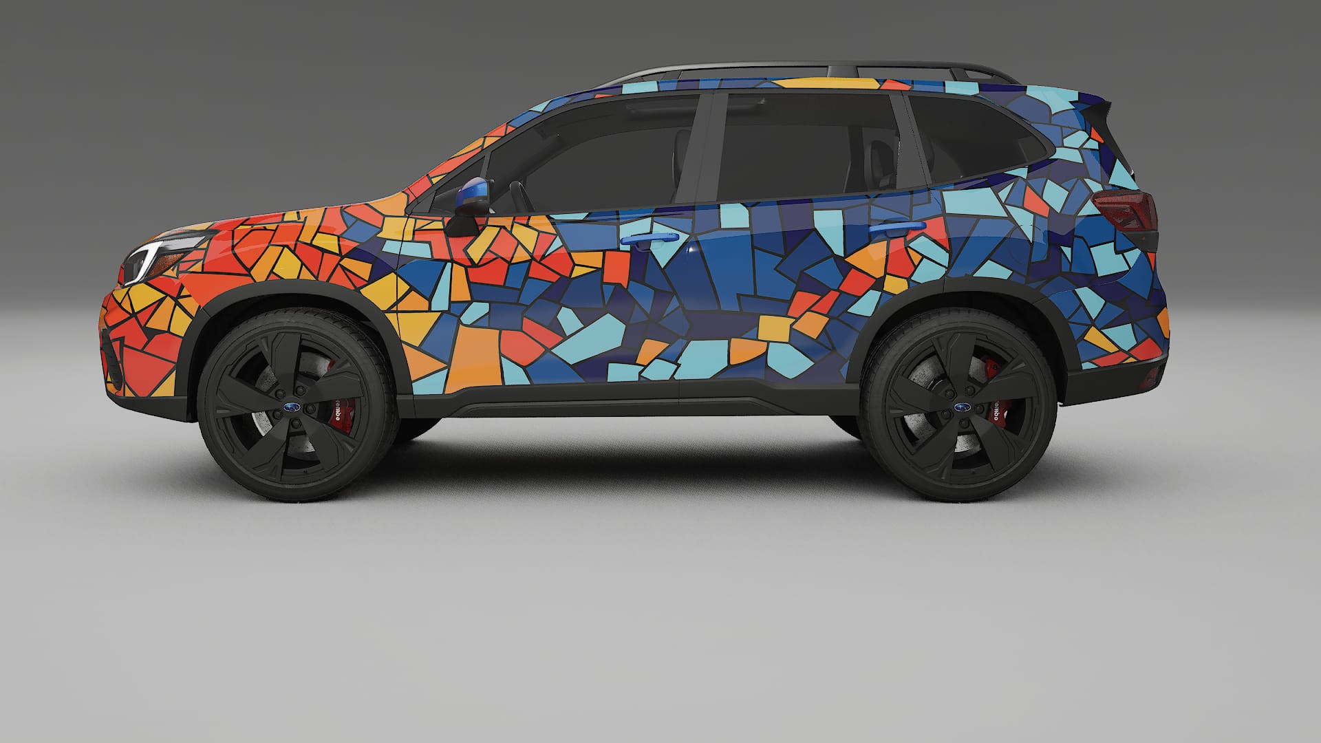 Subaru Forester V SK facelift LCI BARCELONA – Kit Wrap PPF Personalizzato in Pellicola Poliuretanica Stampabile