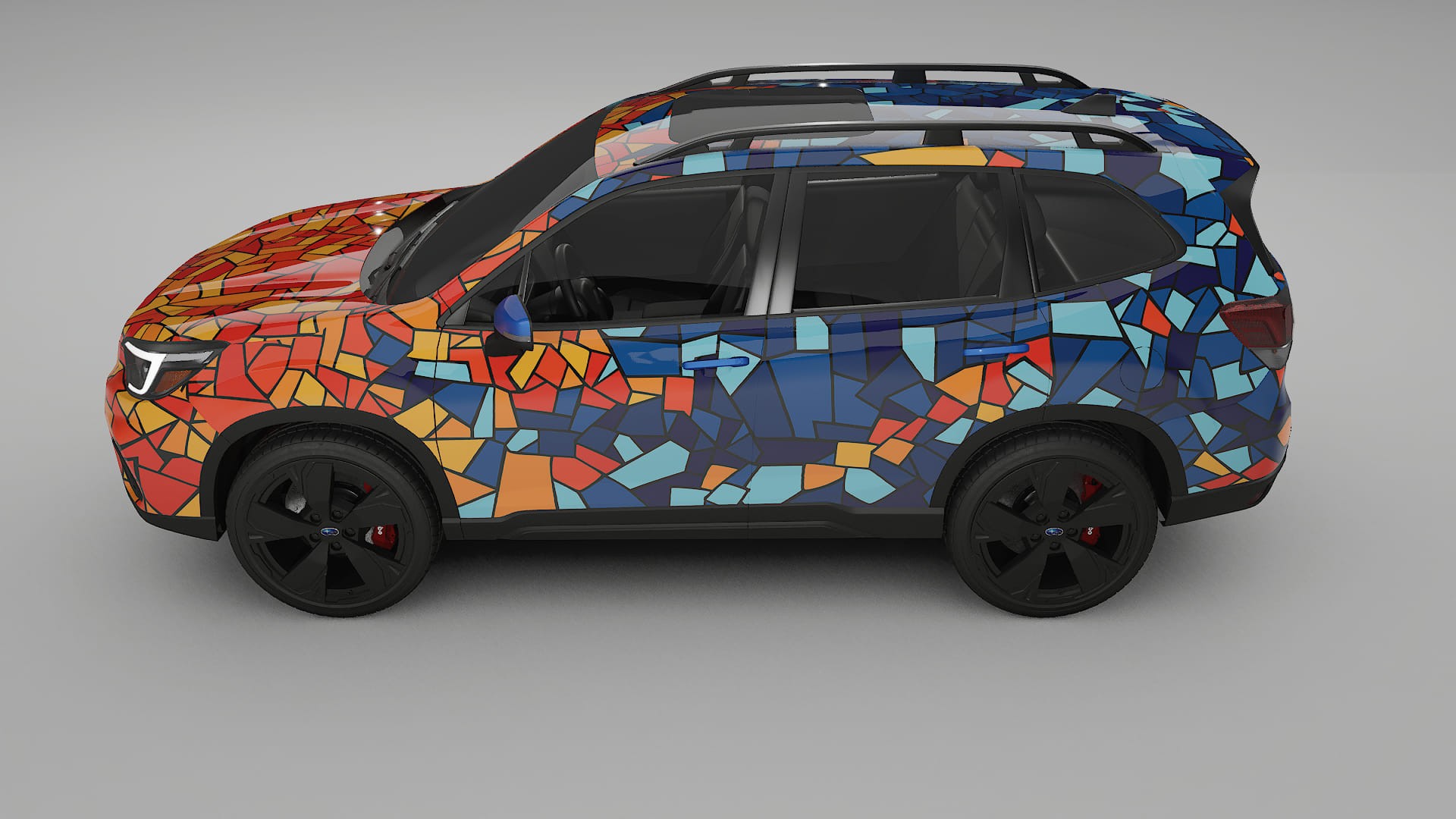 Subaru Forester V SK facelift LCI BARCELONA – Kit Wrap PPF Personalizzato in Pellicola Poliuretanica Stampabile
