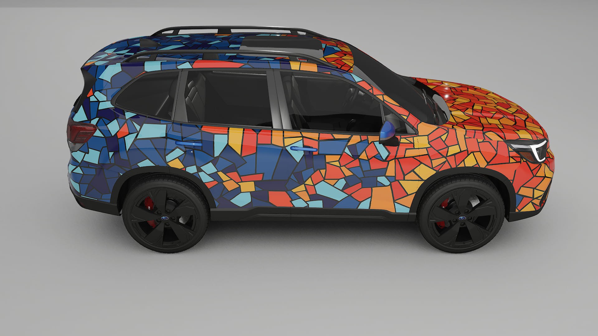 Subaru Forester V SK facelift LCI BARCELONA – Kit Wrap PPF Personalizzato in Pellicola Poliuretanica Stampabile