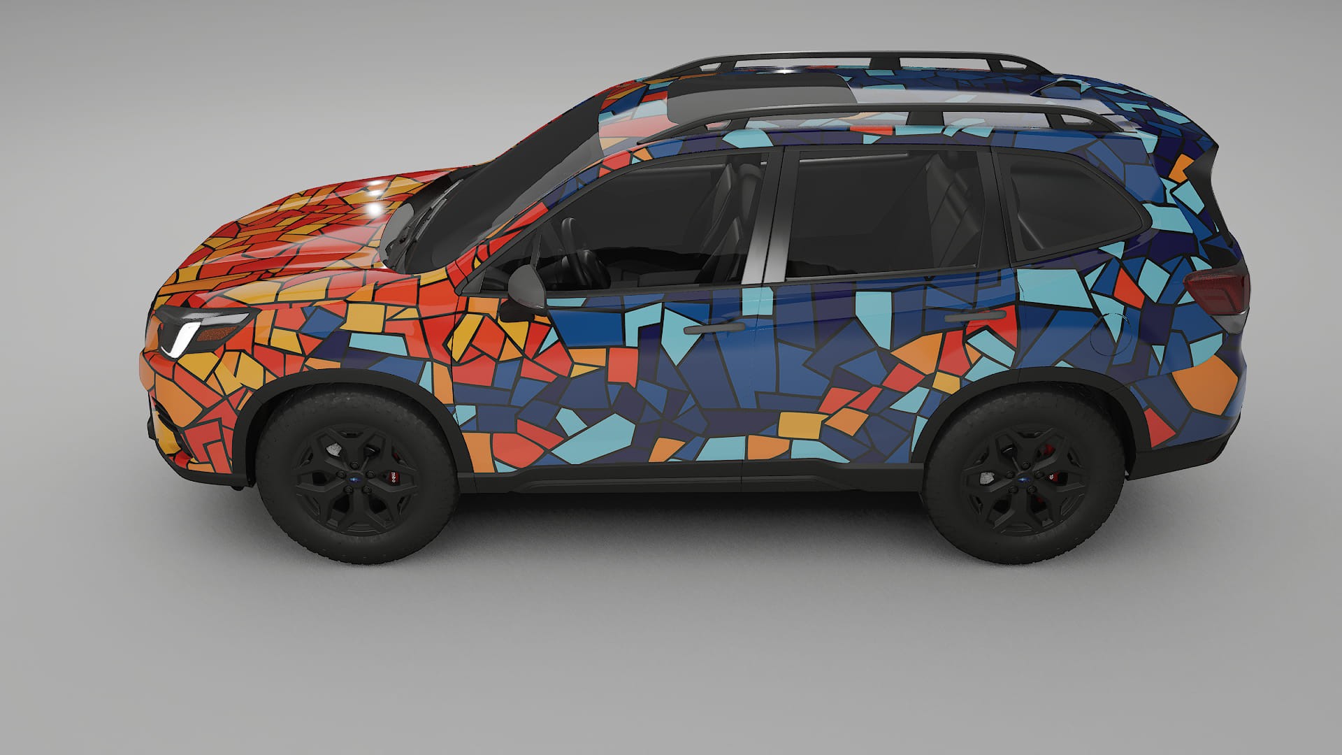 Subaru Forester V SK prefacelift pre-LCI BARCELONA – Kit Wrap PPF Personalizzato in Pellicola Poliuretanica Stampabile