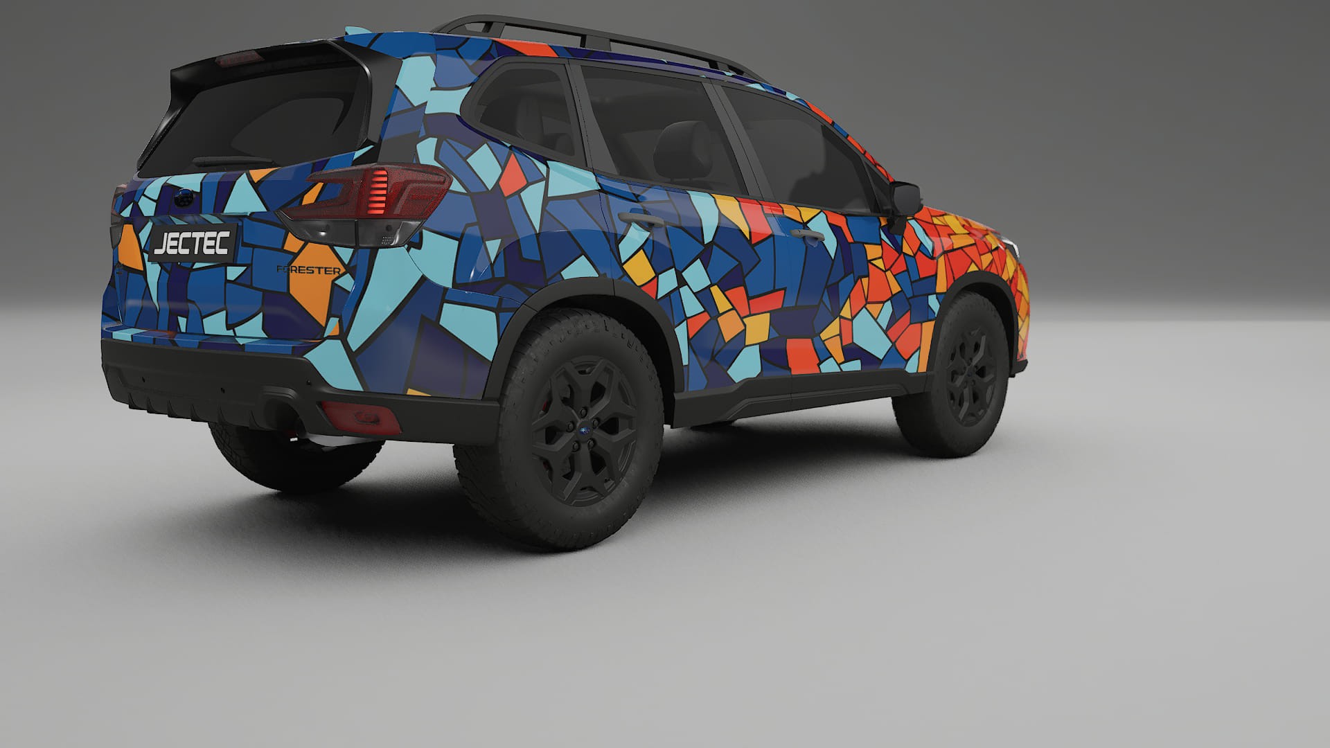 Subaru Forester V SK prefacelift pre-LCI BARCELONA – Kit Wrap PPF Personalizzato in Pellicola Poliuretanica Stampabile
