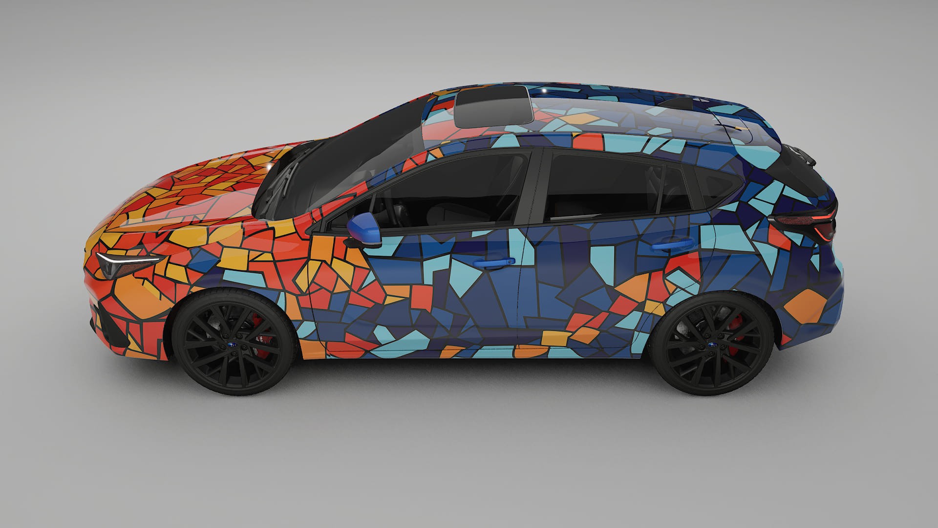 Subaru Impreza GU BARCELONA – Kit Wrap PPF Personalizzato in Pellicola Poliuretanica Stampabile