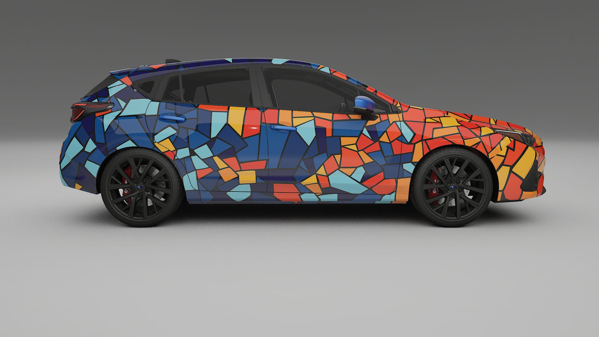 Subaru Impreza GU BARCELONA – Kit Wrap PPF Personalizzato in Pellicola Poliuretanica Stampabile