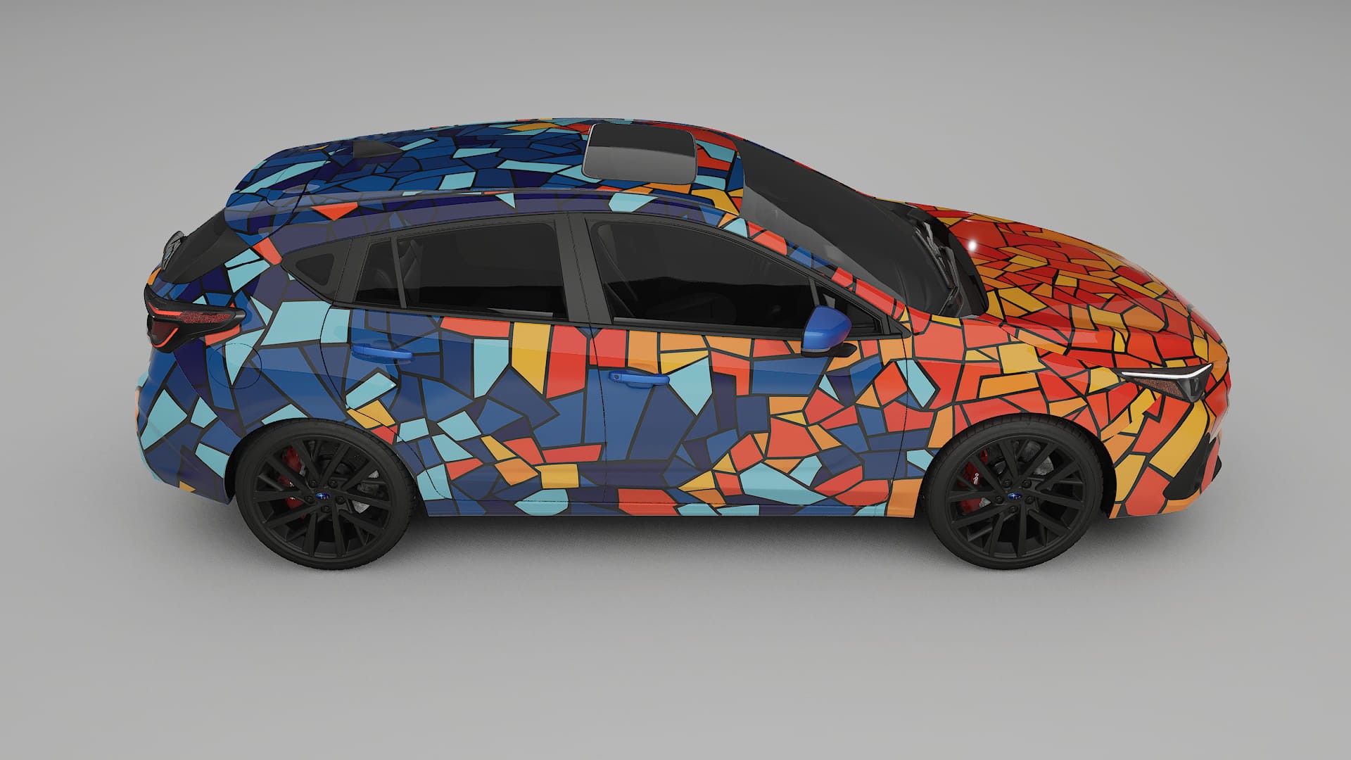 Subaru Impreza GU BARCELONA – Kit Wrap PPF Personalizzato in Pellicola Poliuretanica Stampabile